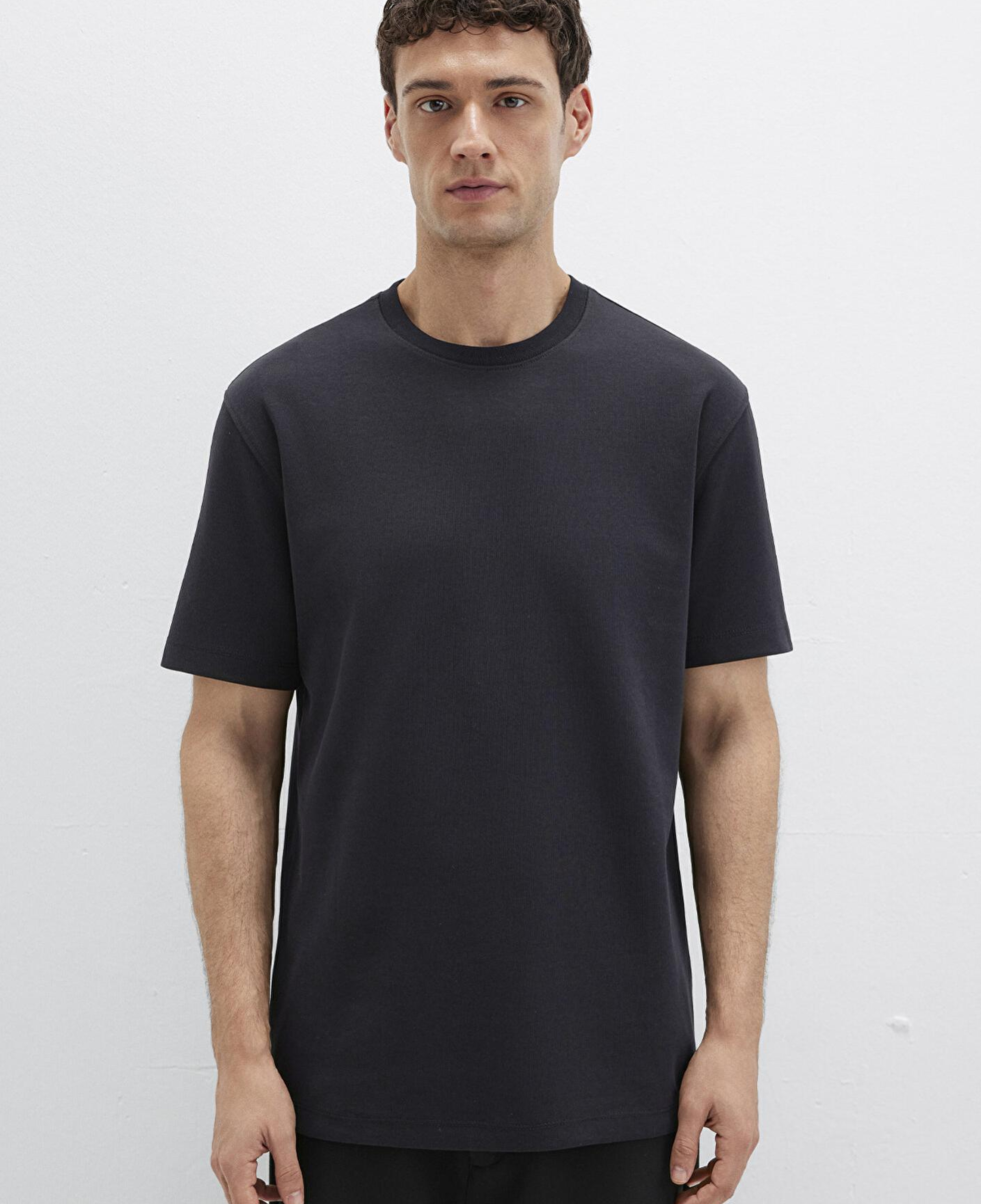 Mavi Mavi Black Siyah Basic Tişört Loose Fit / Bol Rahat Kesim 0612731-900