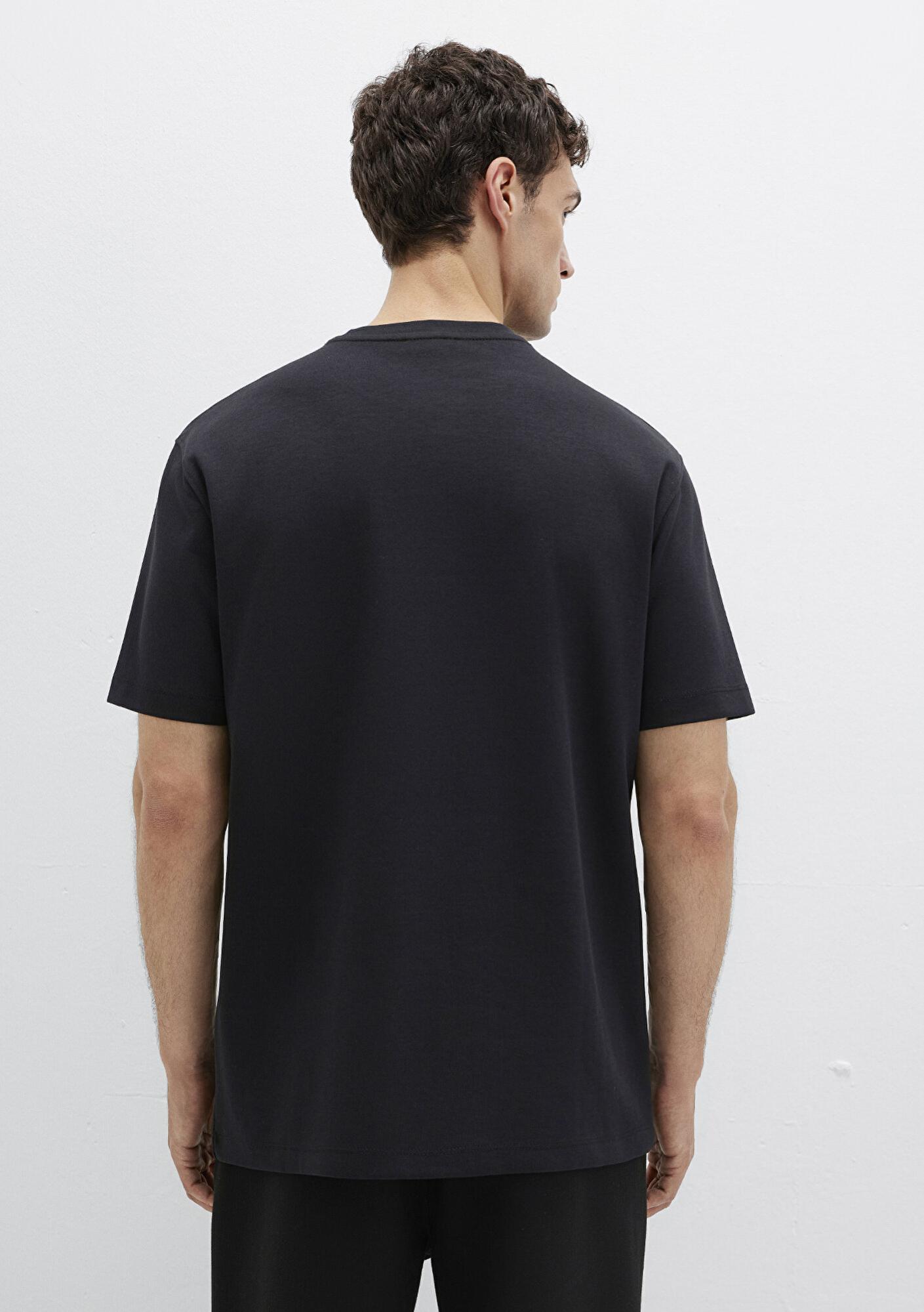 Mavi Mavi Black Siyah Basic Tişört Loose Fit / Bol Rahat Kesim 0612731-900