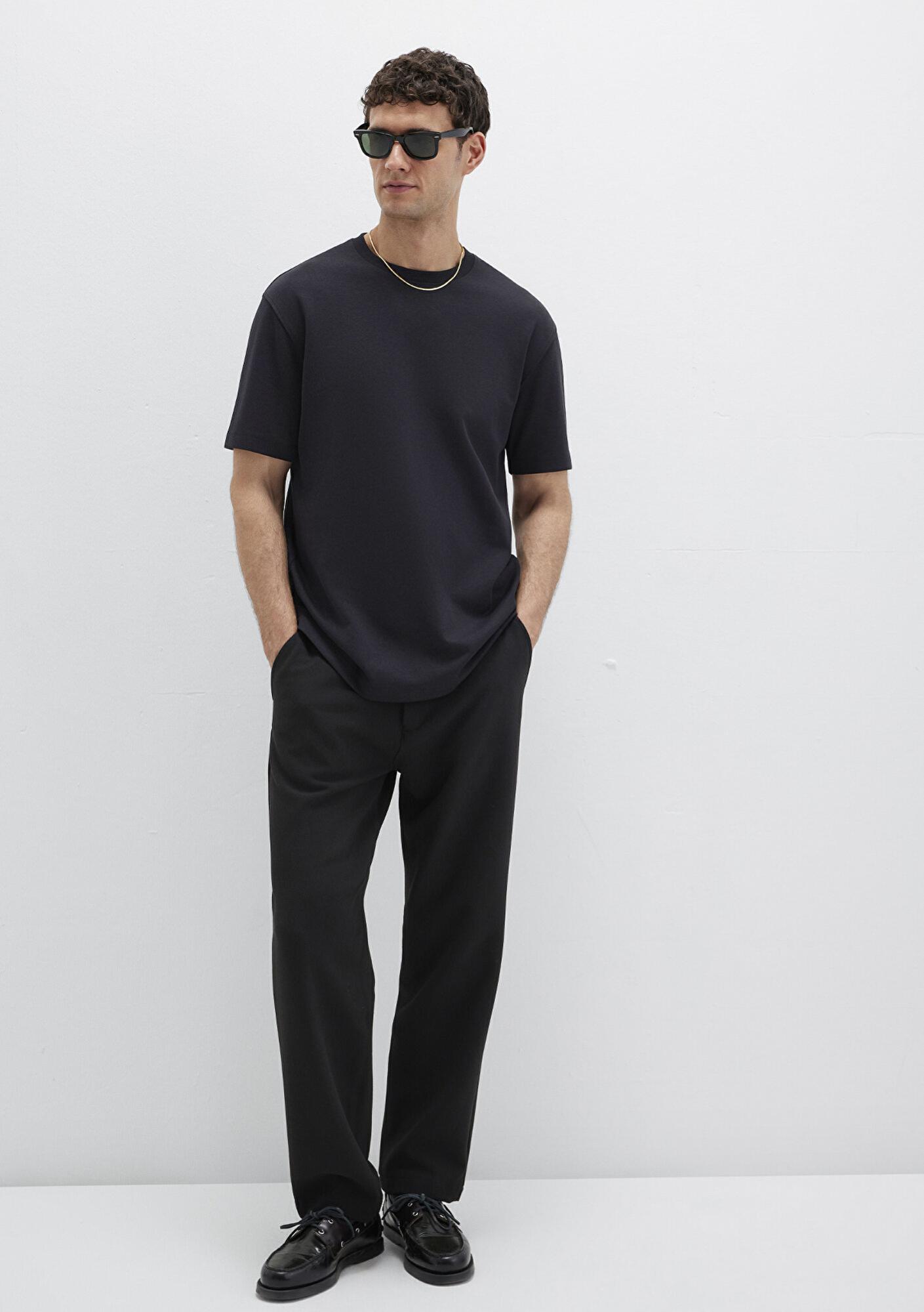 Mavi Mavi Black Siyah Basic Tişört Loose Fit / Bol Rahat Kesim 0612731-900