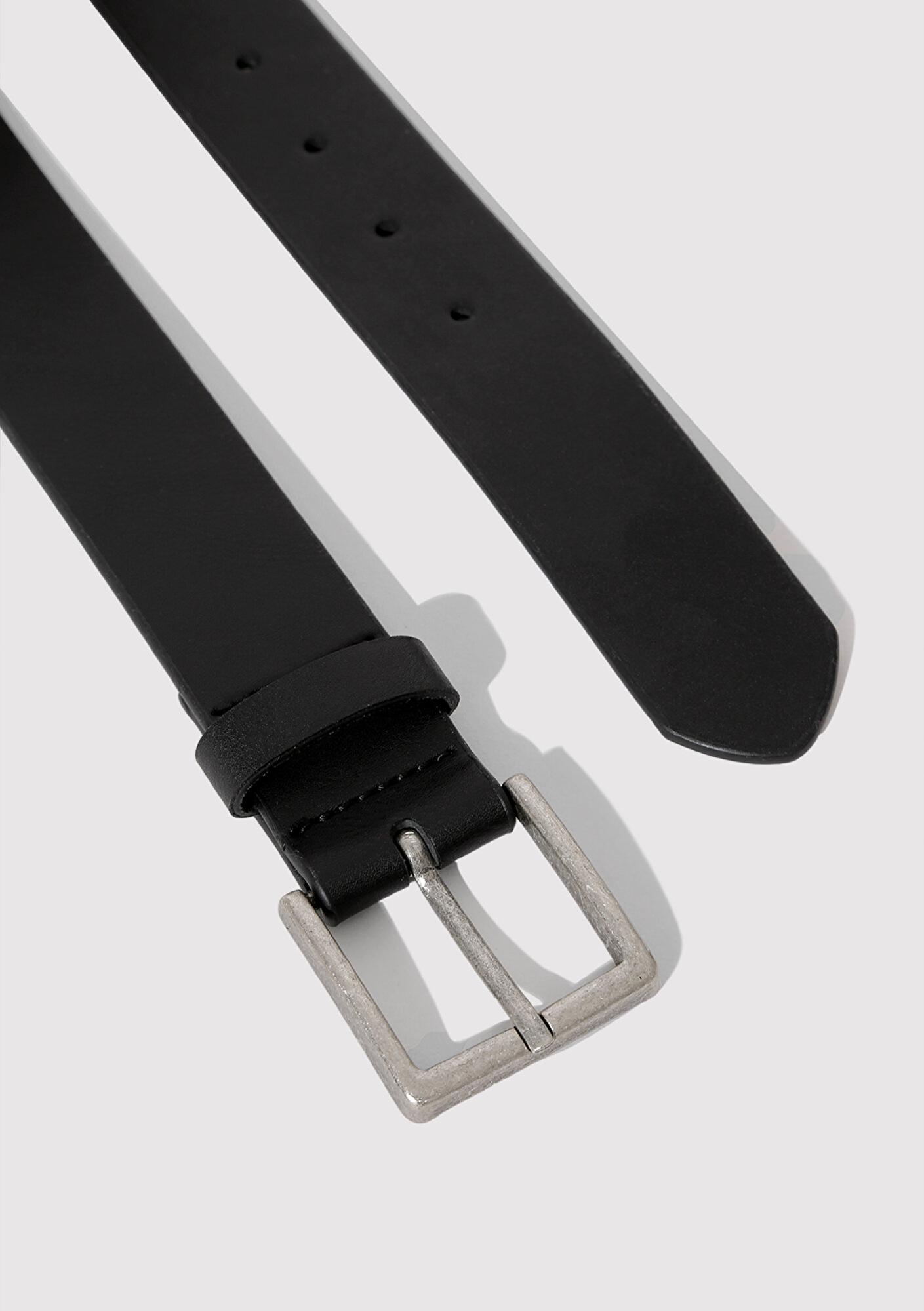 Mavi Siyah Suni Deri Kemer 0911876-900