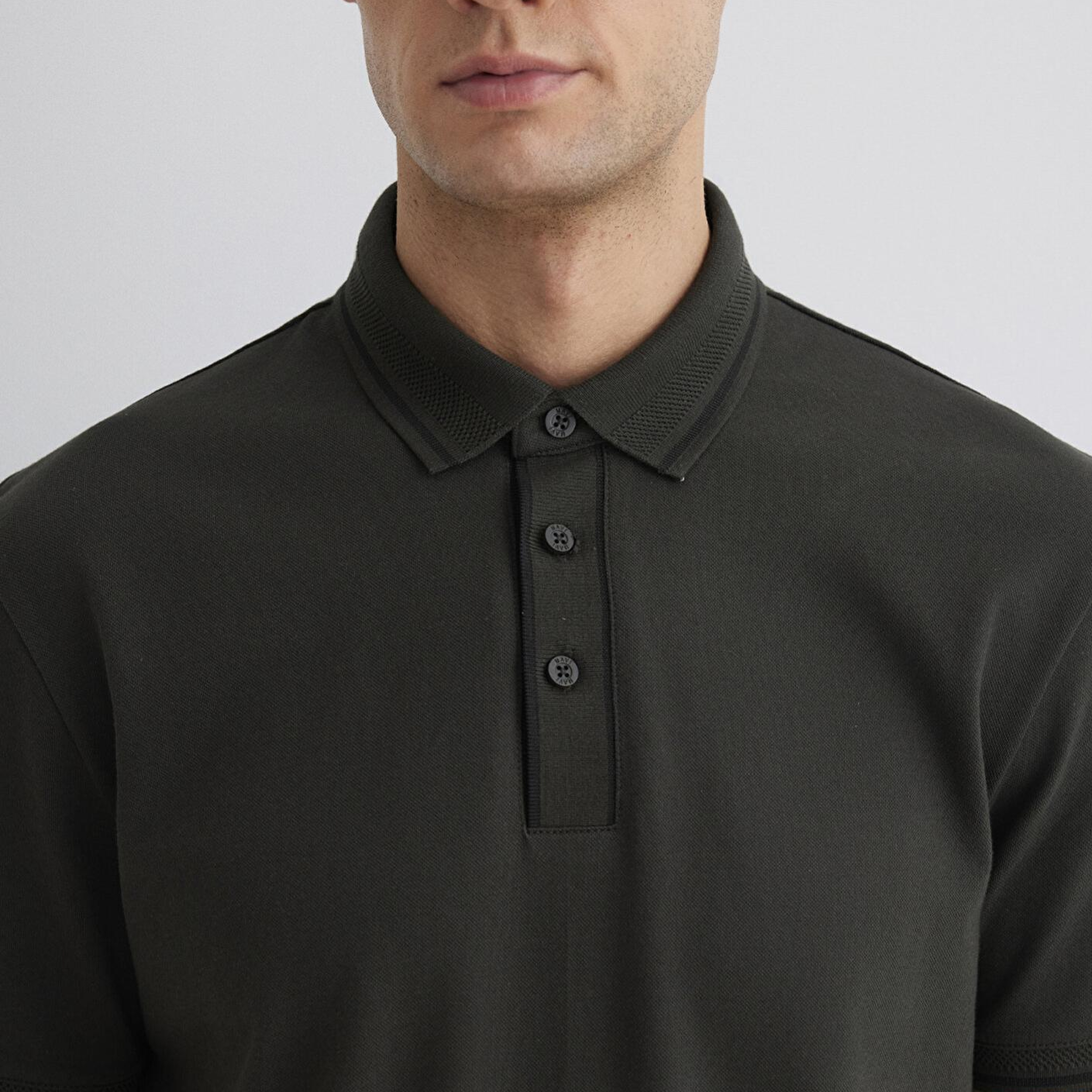 Mavi Yeşil Polo Tişört Regular Fit / Normal Kesim 0612648-71587