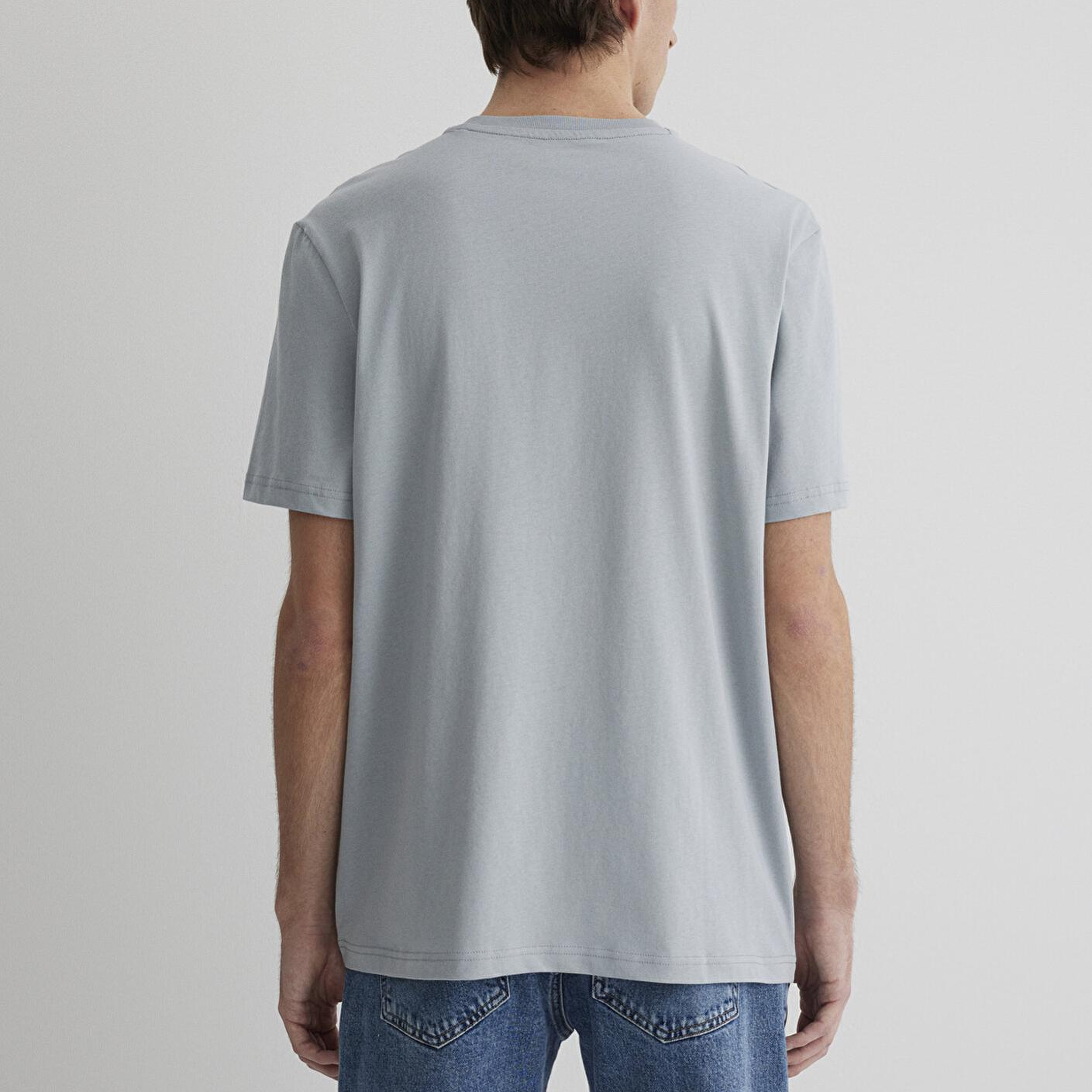 Mavi Mavi Baskılı Gri Tişört Loose Fit / Bol Rahat Kesim 0612686-70093