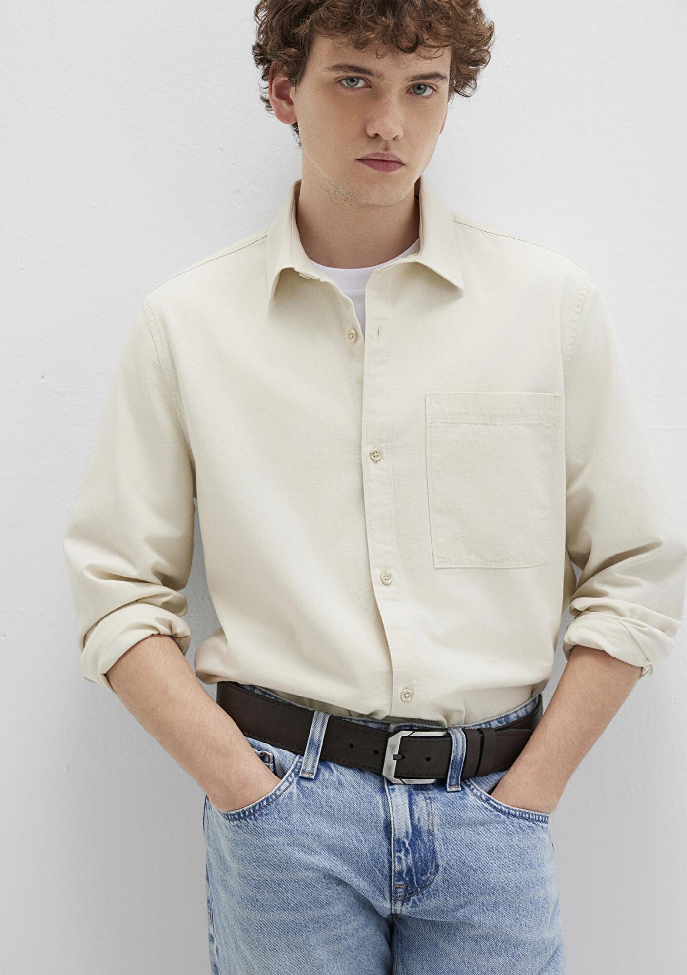 Mavi Kahverengi Suni Deri Kemer 0911653-33382