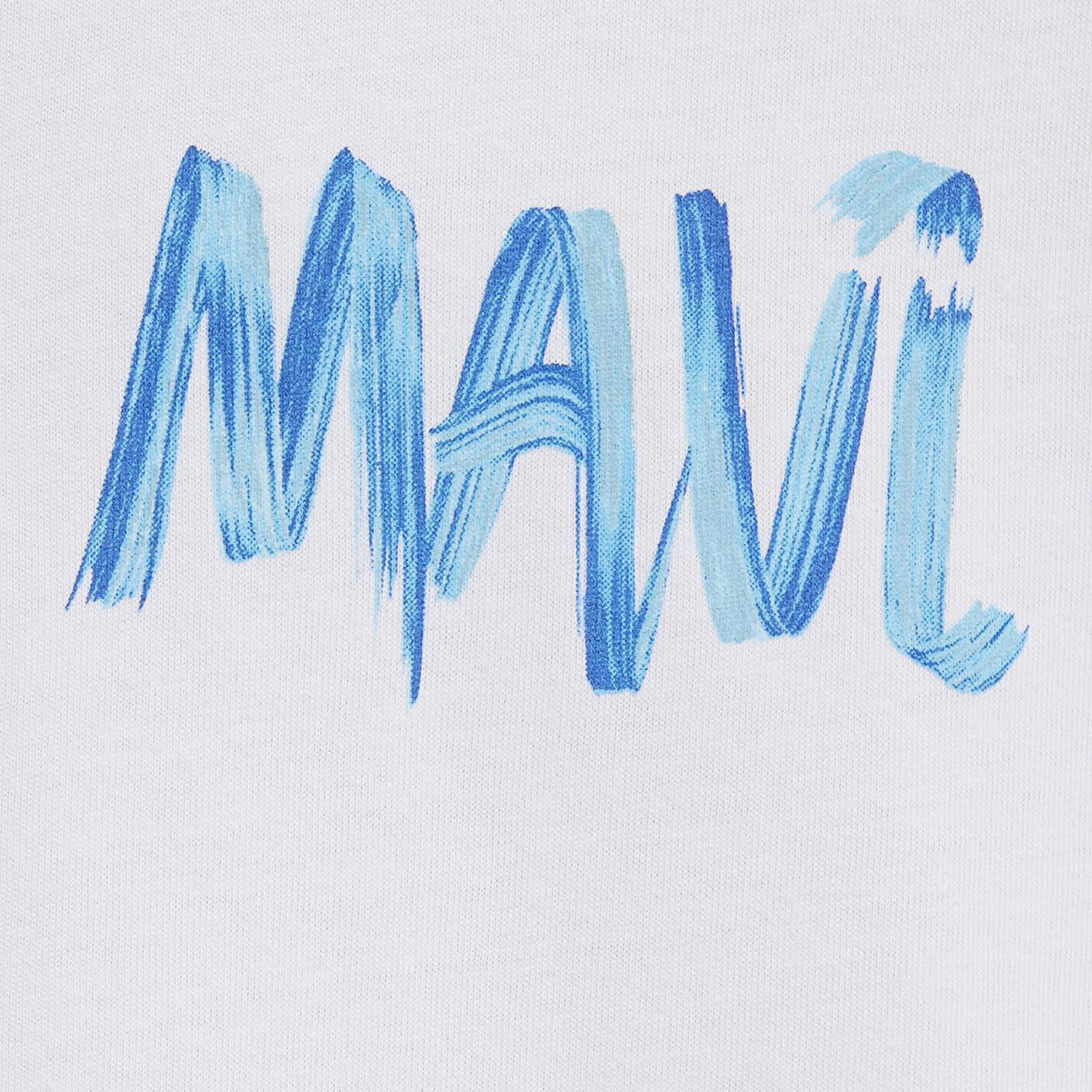 Mavi Mavi Baskılı Beyaz Tişört Loose Fit / Bol Rahat Kesim 0612468-620