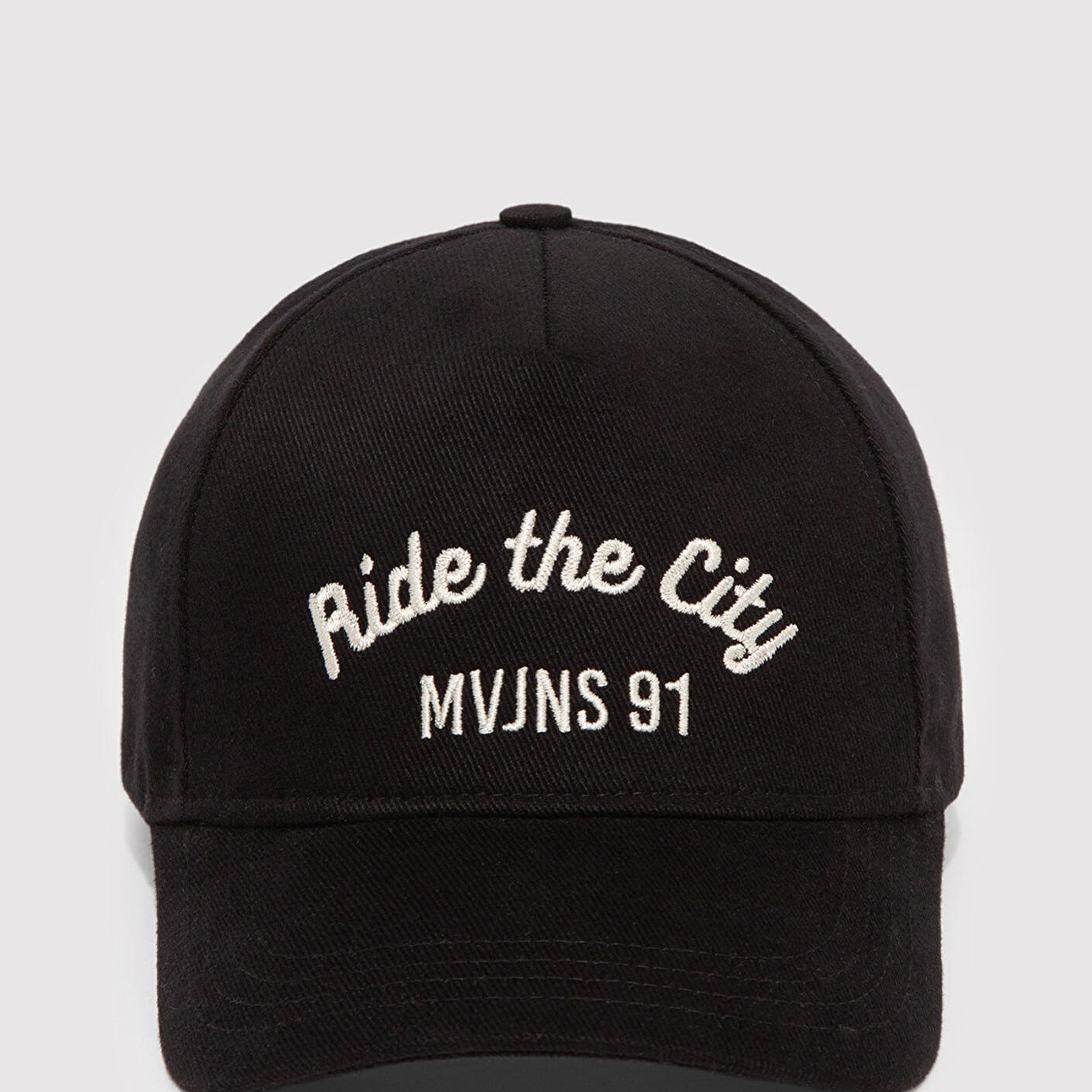 Mavi Ride The City Nakışlı Siyah Şapka 0911925-900