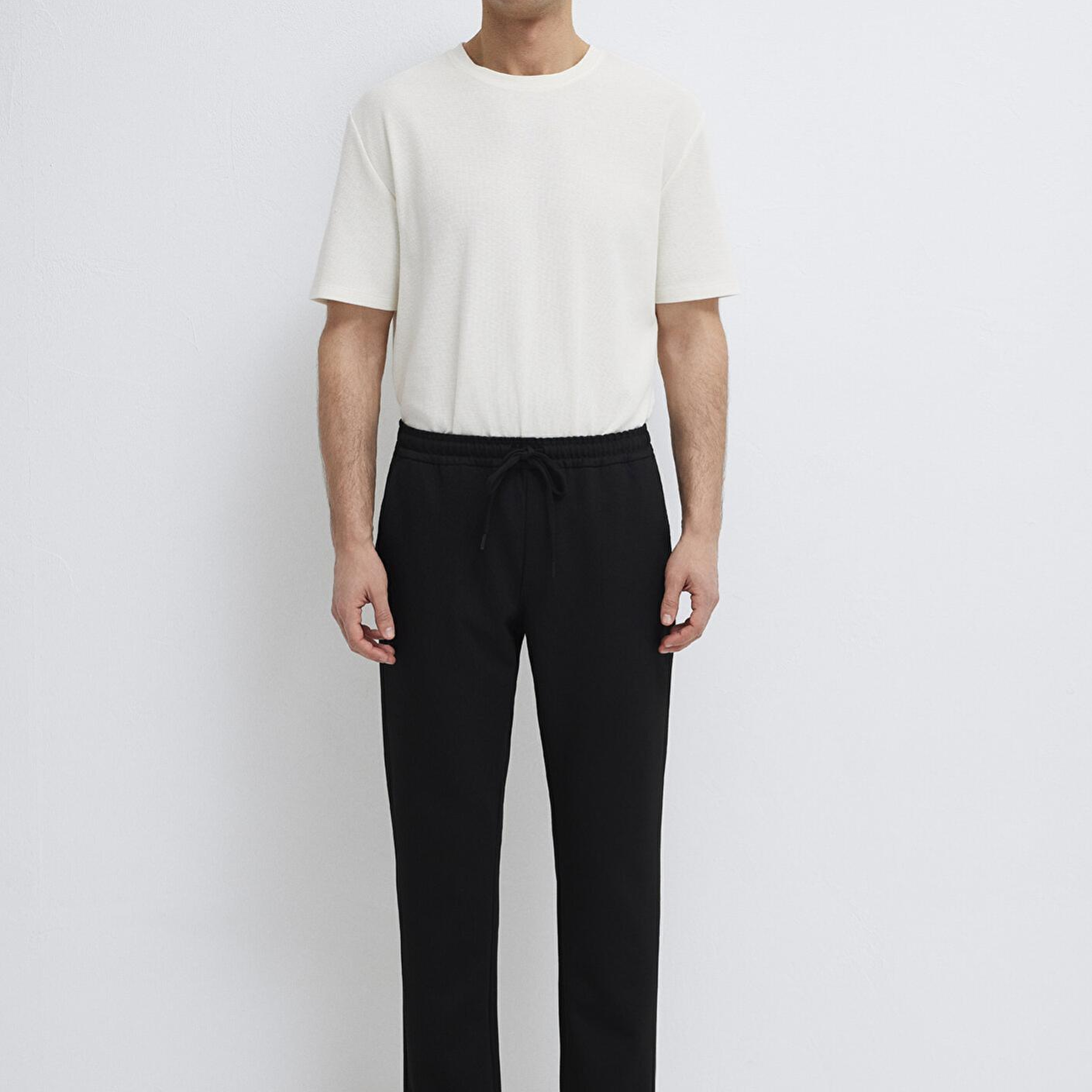 Mavi Siyah Örme Pantolon 0010460-900