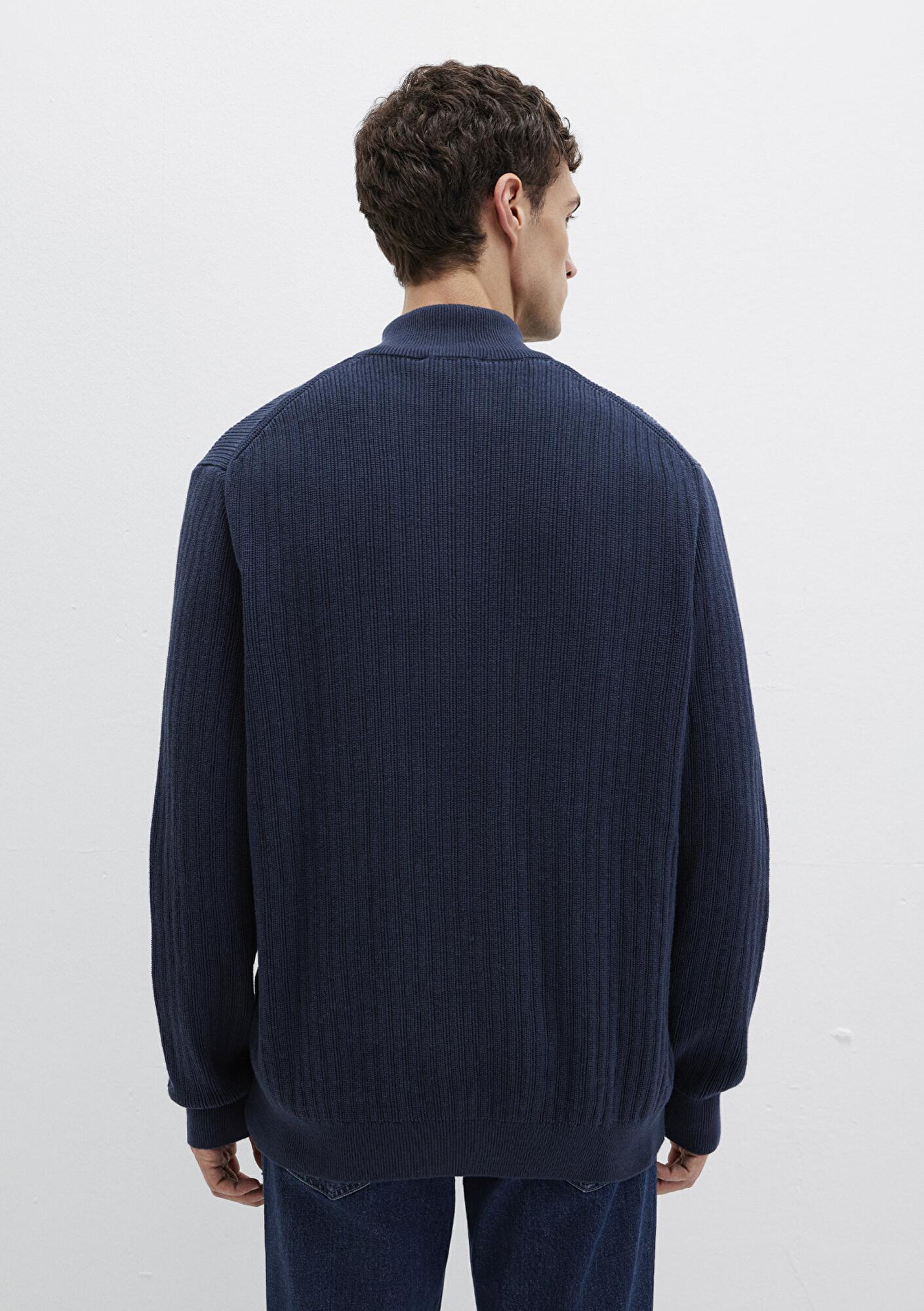 Mavi Mavi Black Fermuarlı Lacivert Hırka Regular Fit / Normal Kesim 0710326-70490