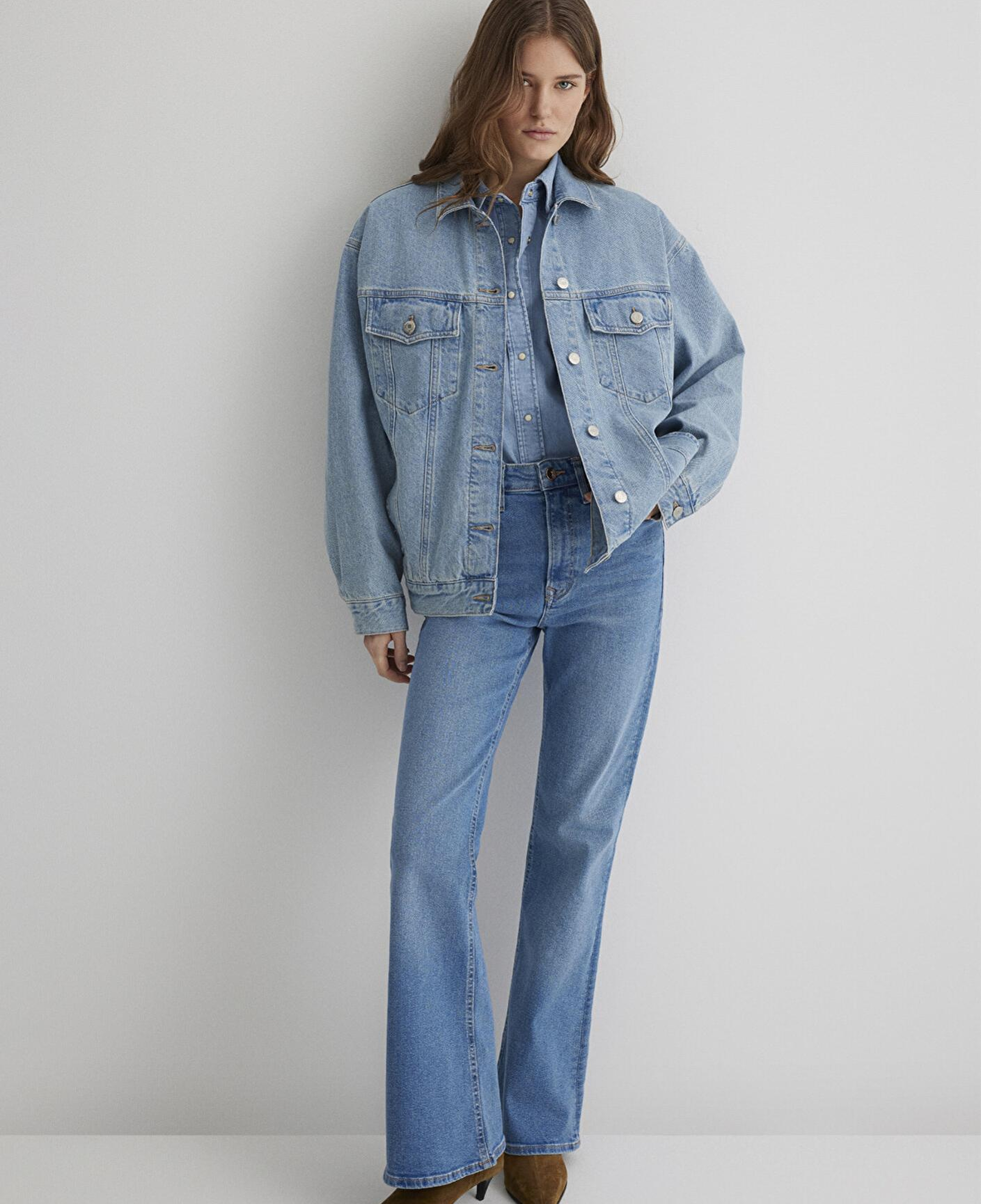 Mavi Luna 90lar Açık Mavi Jean Ceket 1110177-89165