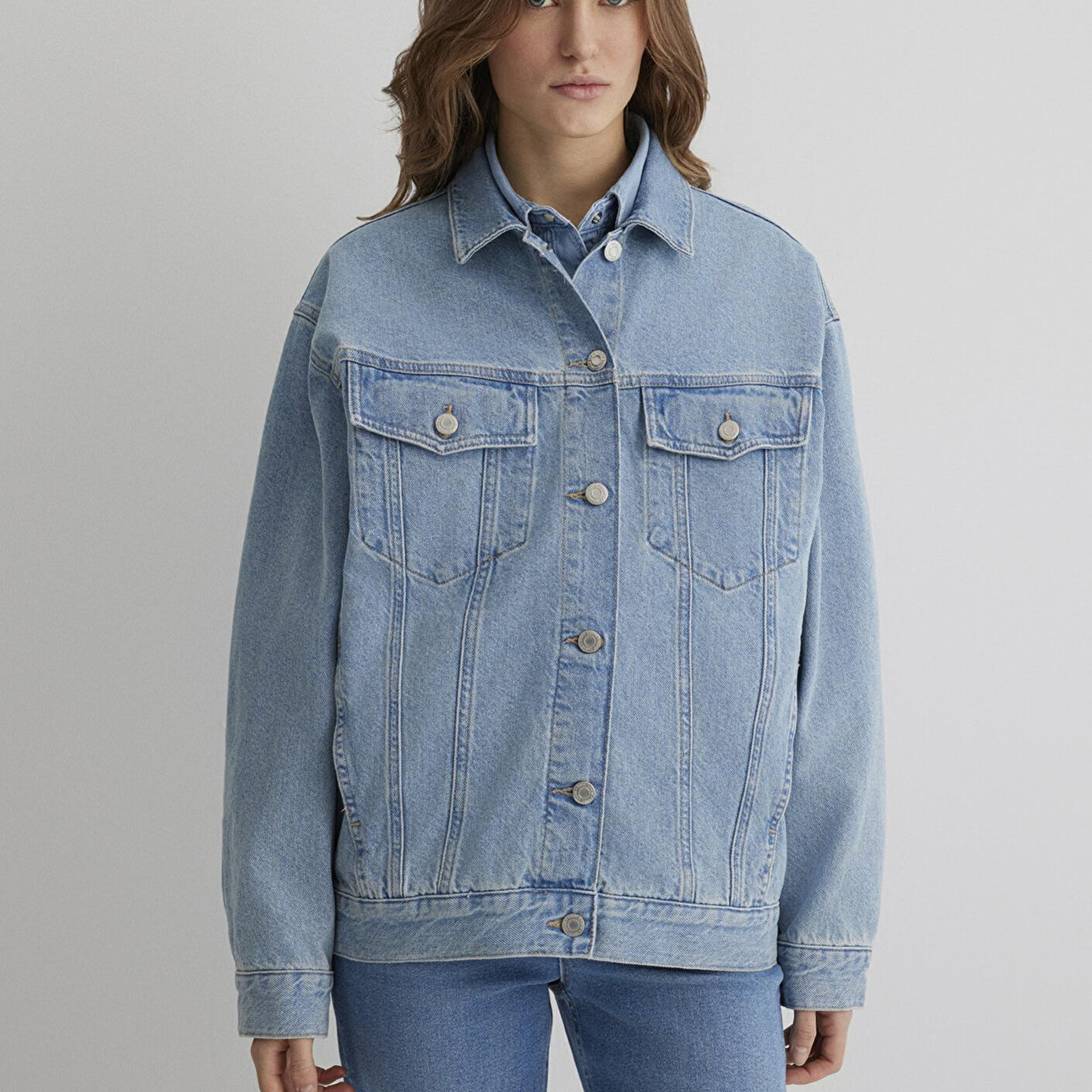 Mavi Luna 90lar Açık Mavi Jean Ceket 1110177-89165
