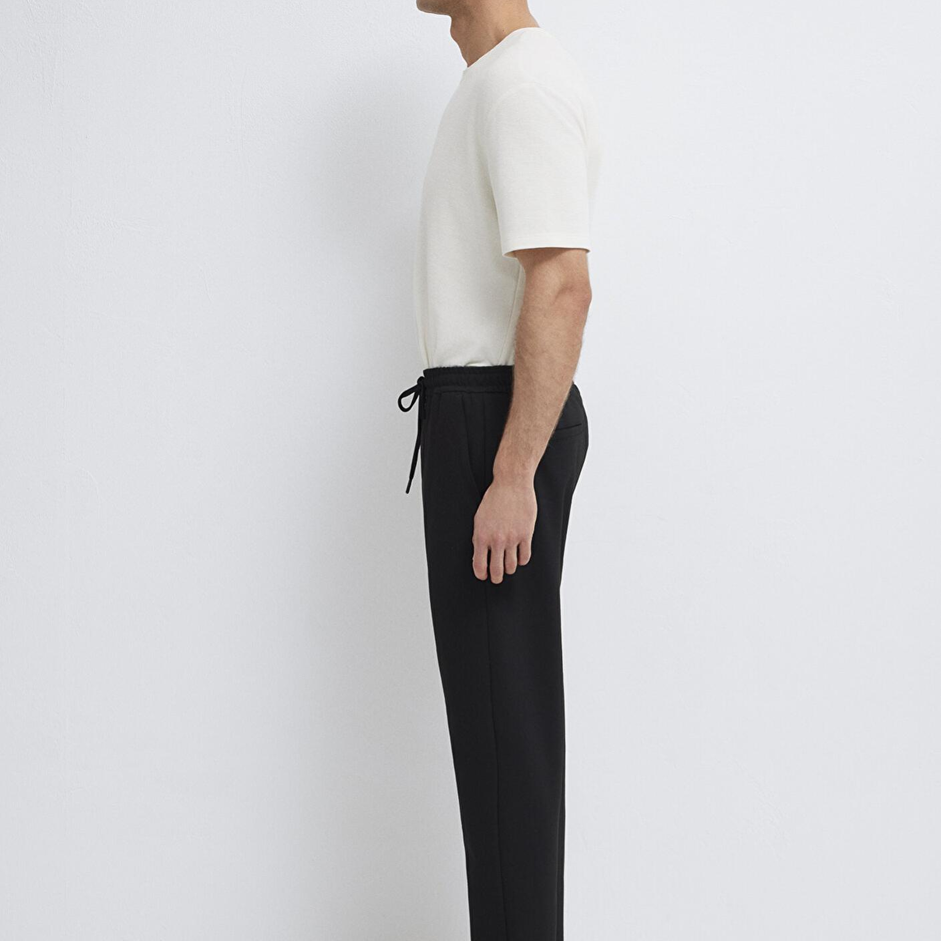 Mavi Siyah Örme Pantolon 0010460-900