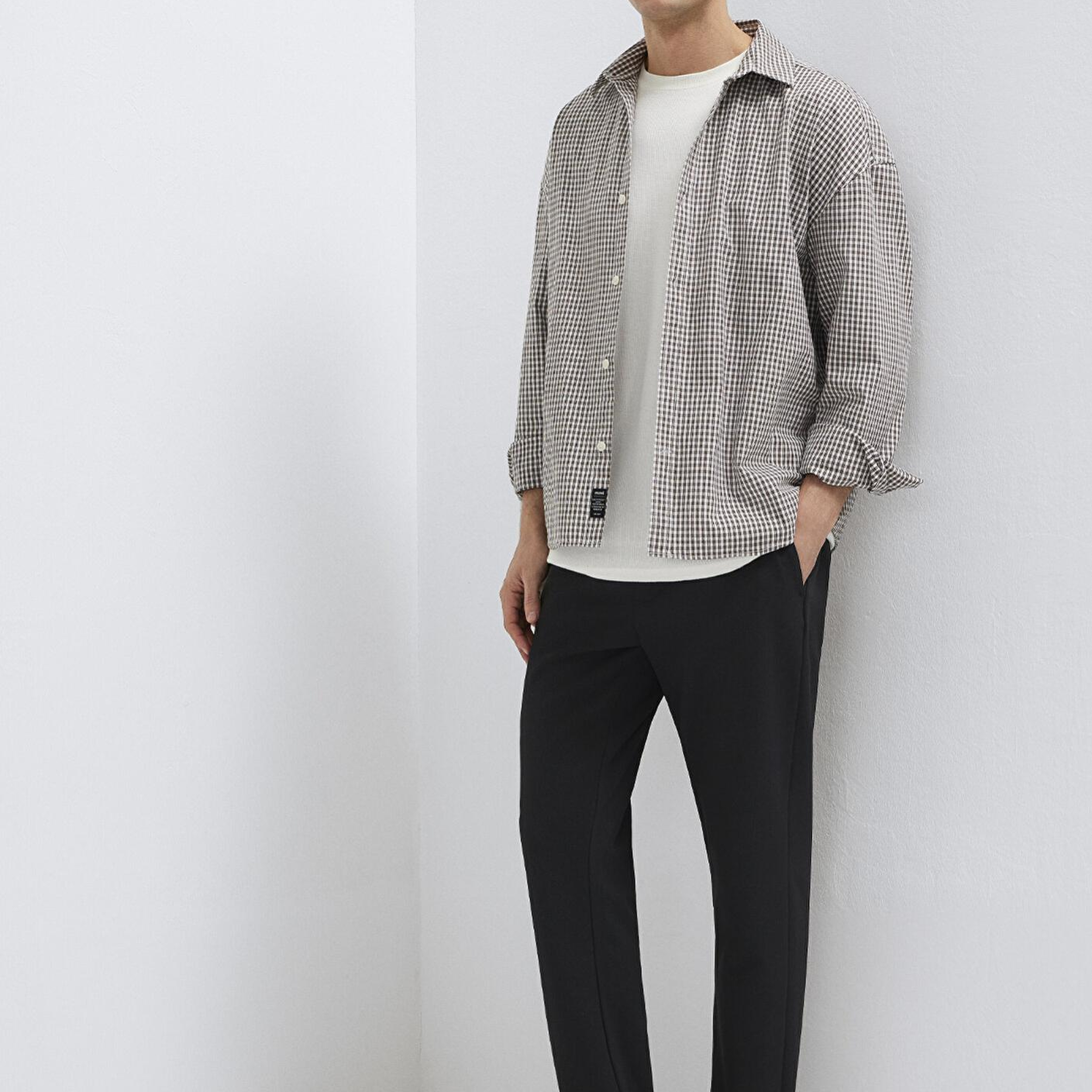 Mavi Siyah Örme Pantolon 0010460-900