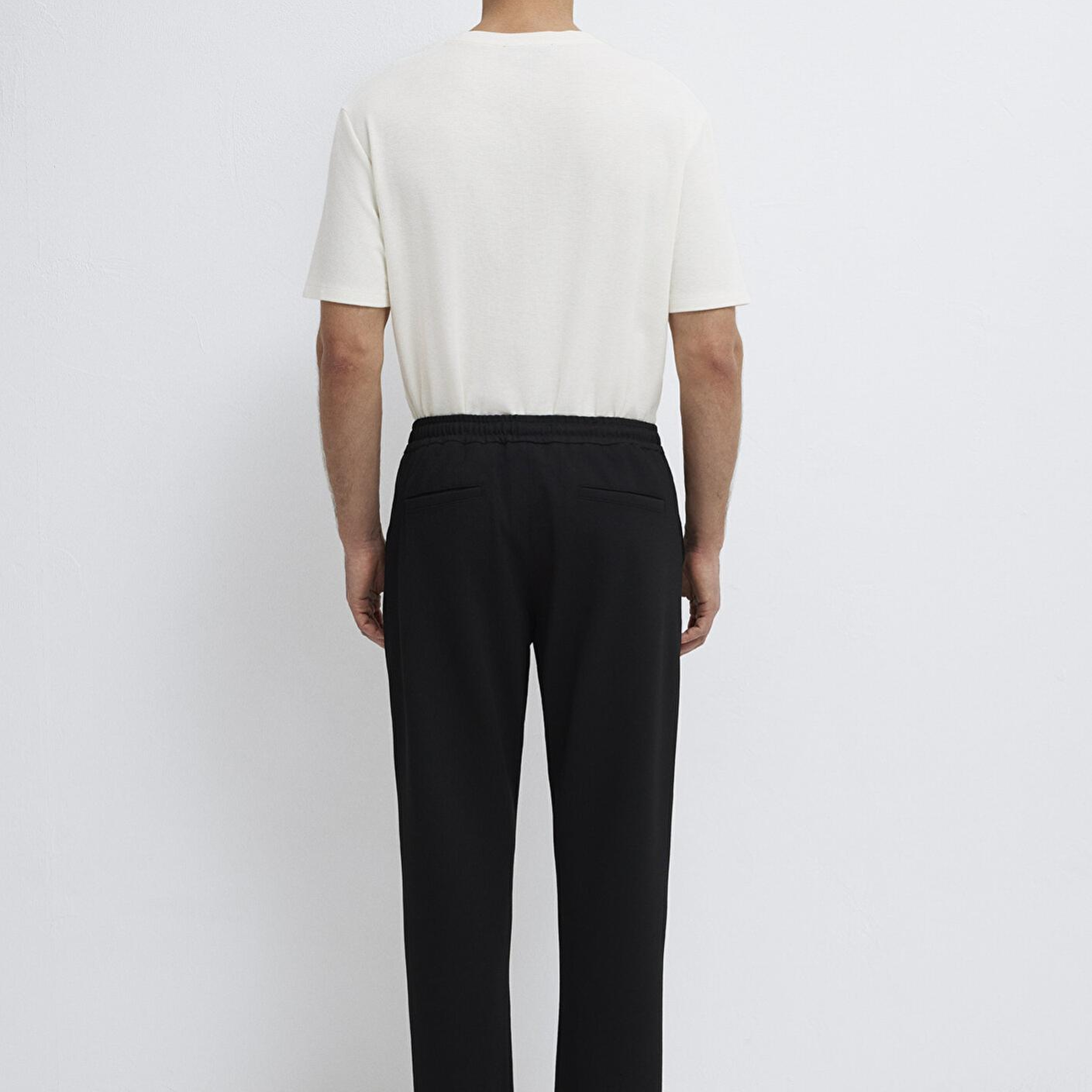 Mavi Siyah Örme Pantolon 0010460-900