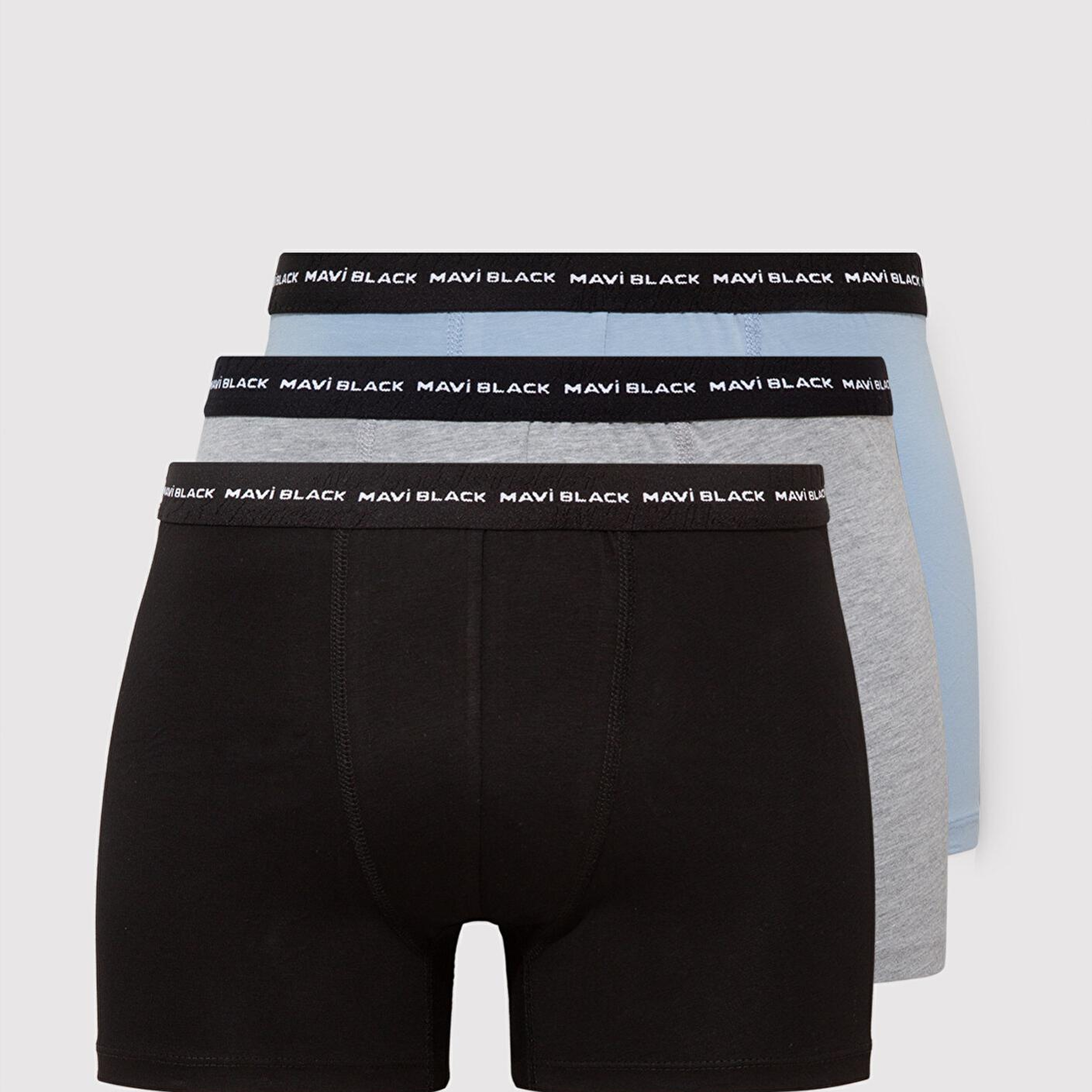 Mavi 3lü Basic Boxer 0911987-900