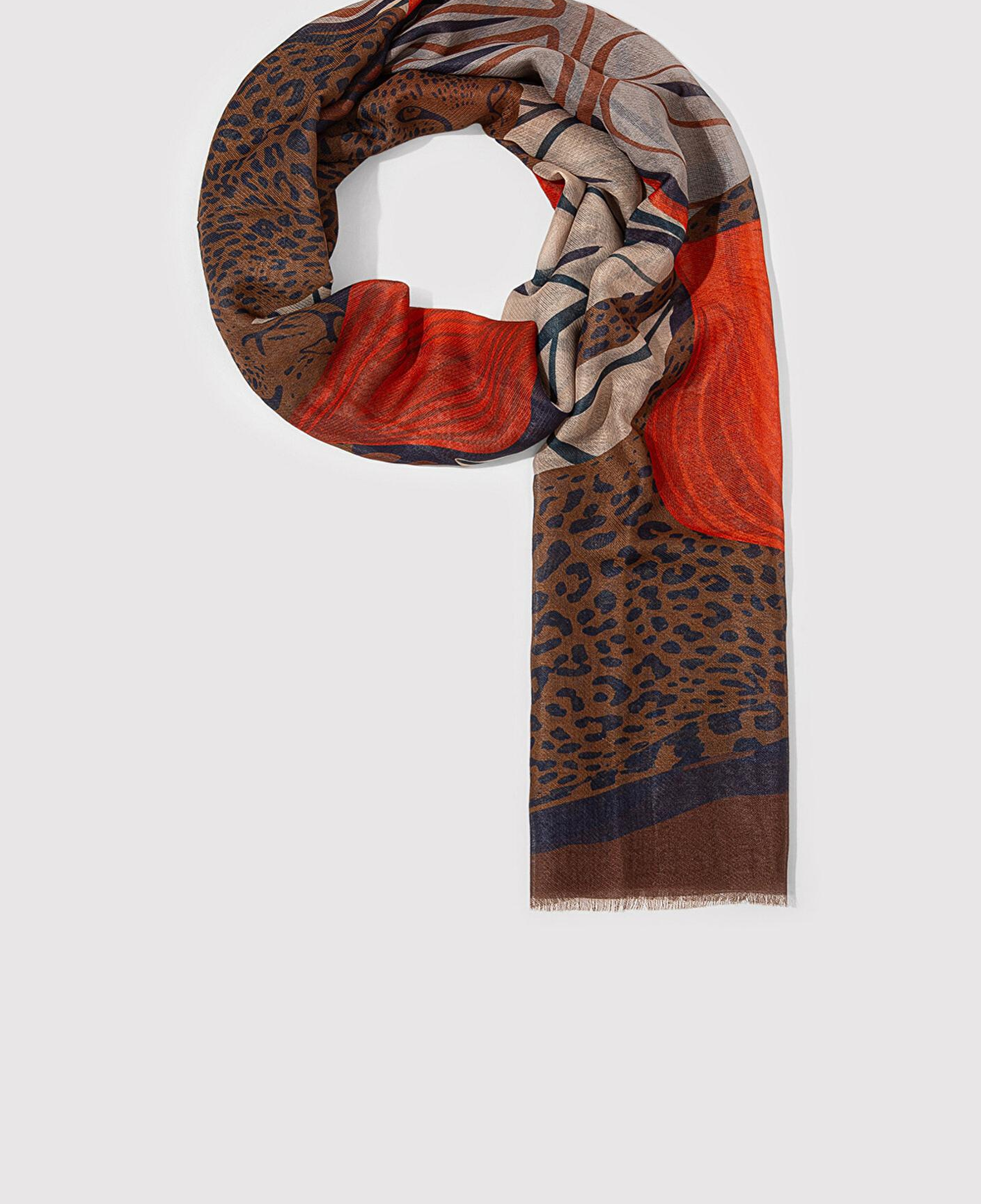 Mavi Desenli Şal 1913477-26823