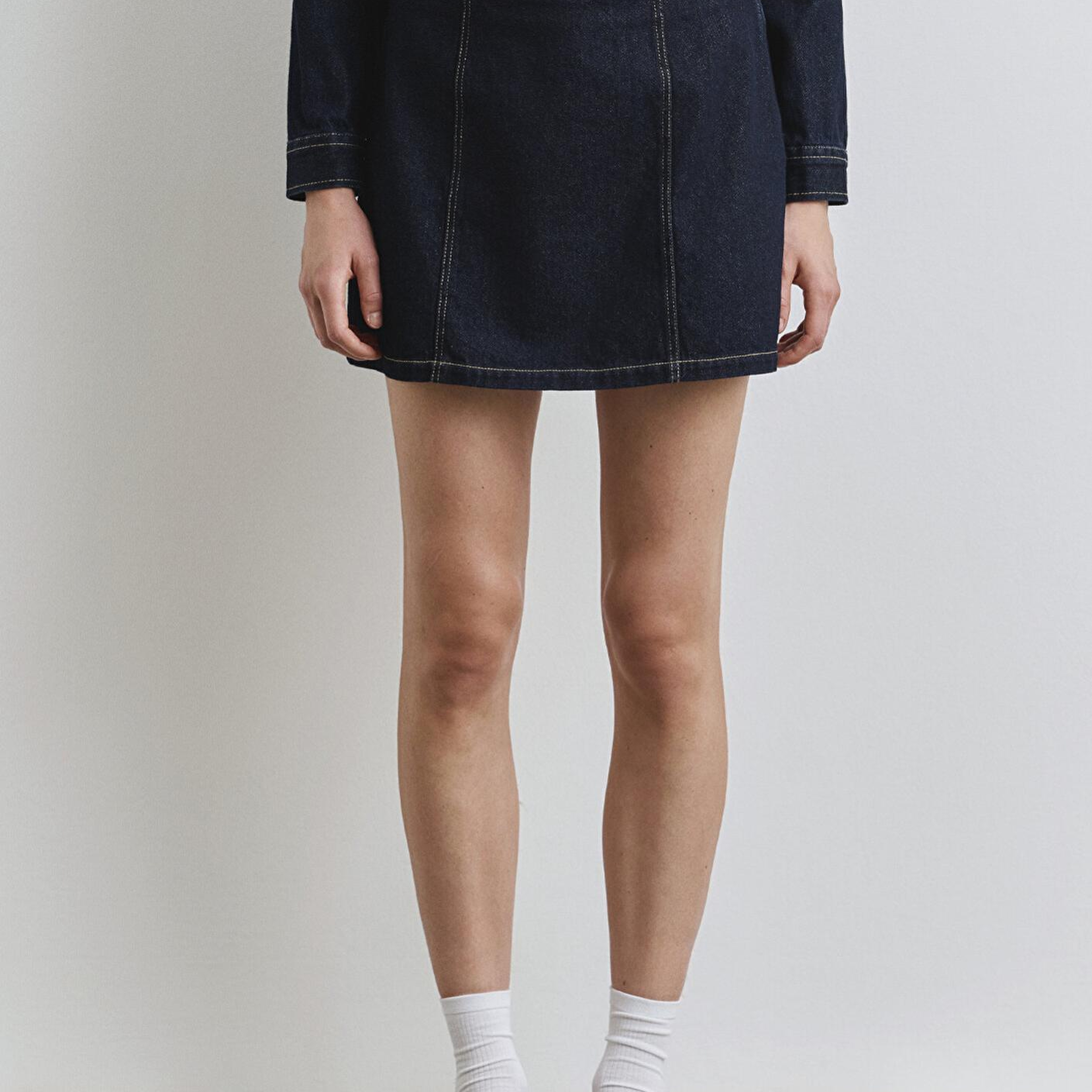 Mavi Rinse Denim Mini Etek 1310721-85481