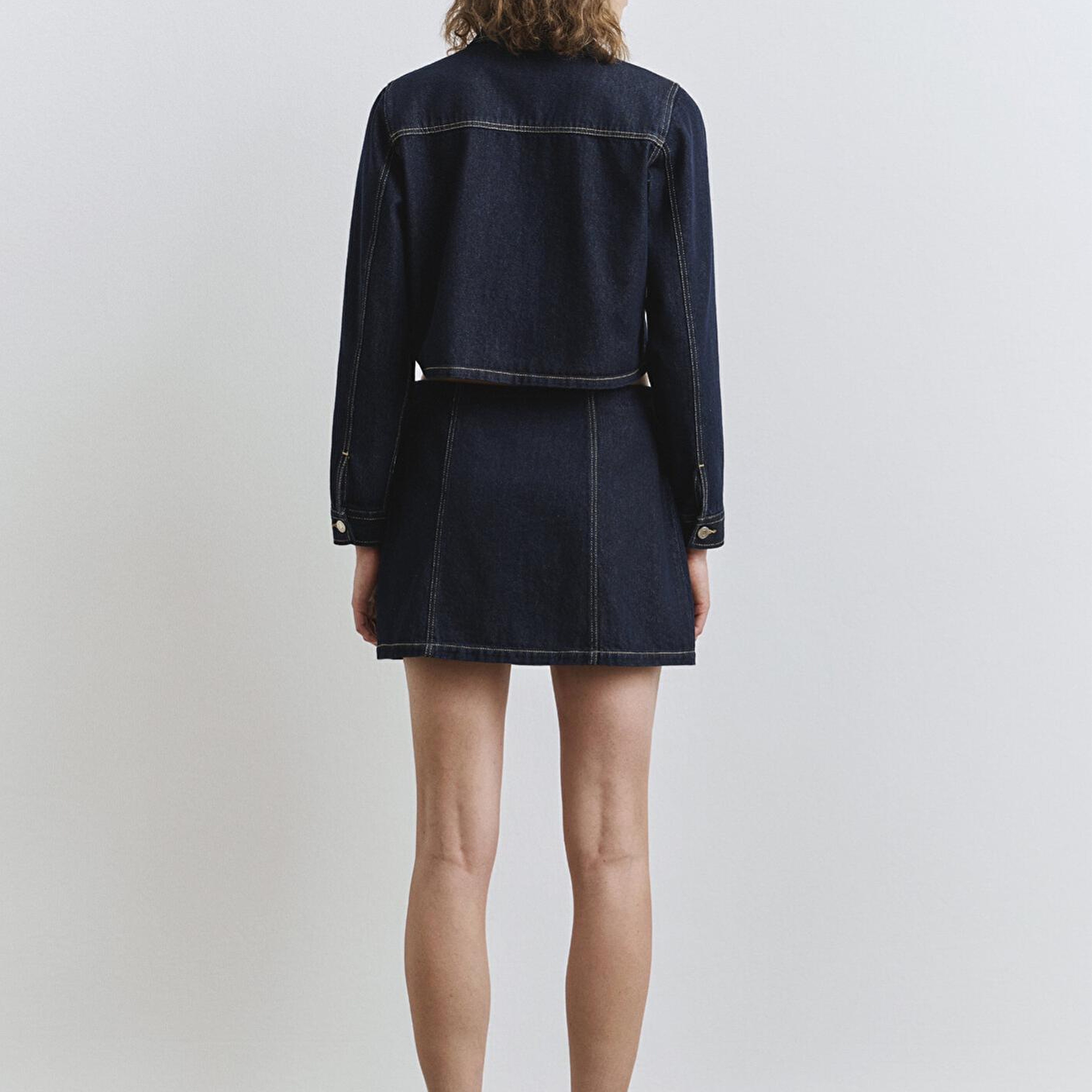 Mavi Rinse Denim Mini Etek 1310721-85481