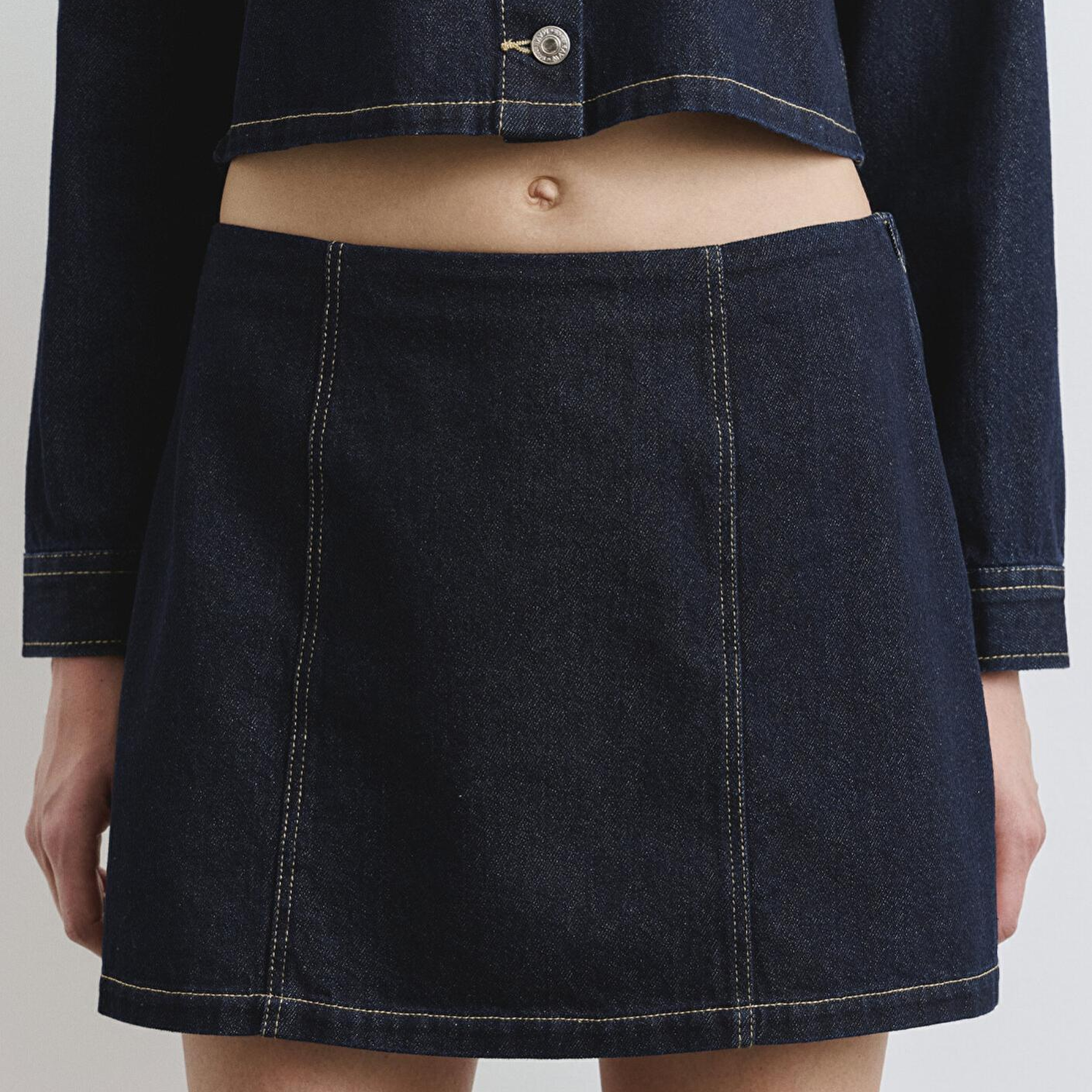 Mavi Rinse Denim Mini Etek 1310721-85481