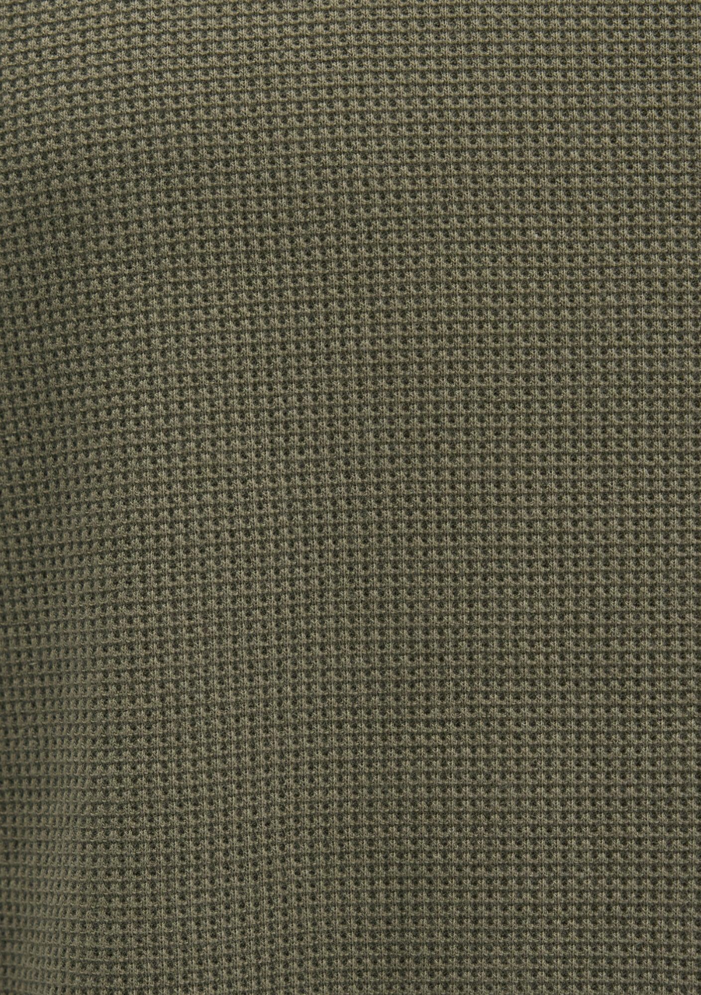 Mavi Dokulu Haki Basic Tişört Loose Fit / Bol Rahat Kesim 0612829-71816