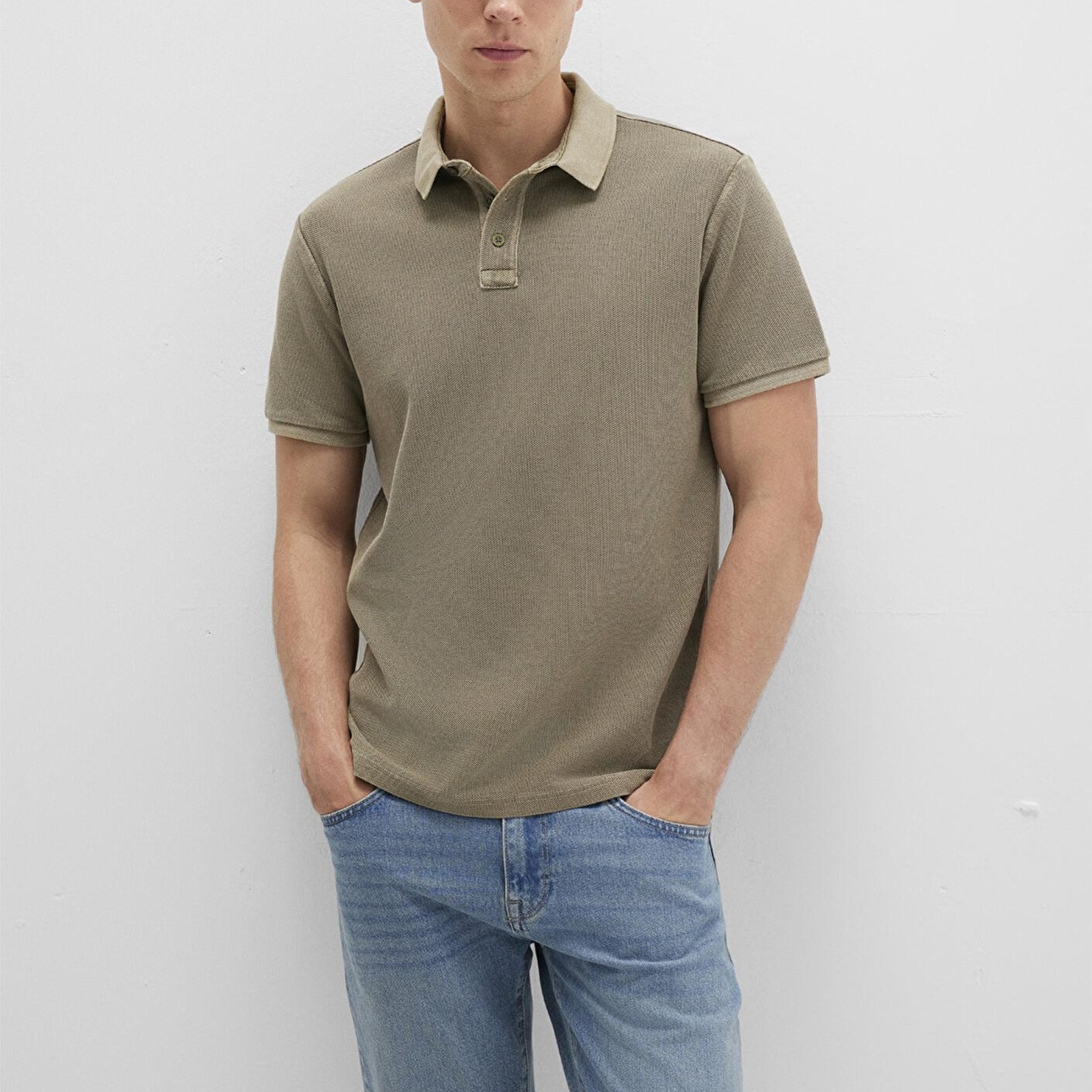 Mavi Haki Polo Tişört Regular Fit / Normal Kesim 0612825-71816