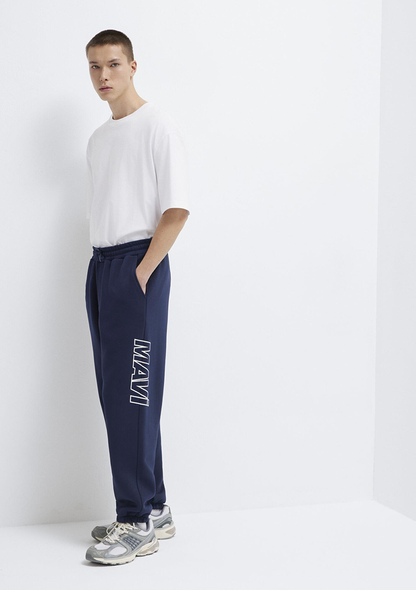 Mavi Mavi Logo Baskılı Lacivert Eşofman Altı 0010208-70497