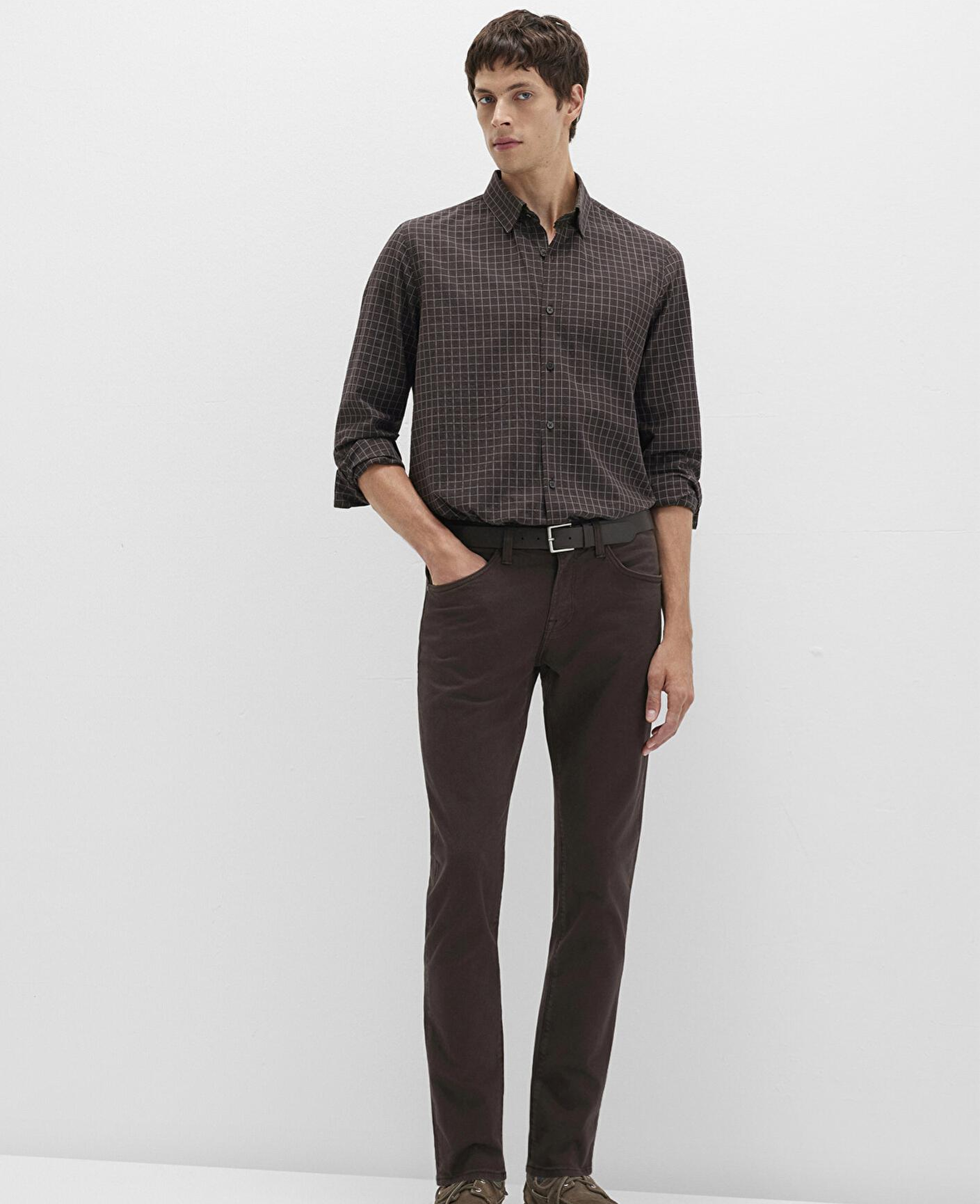 Mavi Jake Mavi Black Koyu Kahverengi Gabardin Pantolon 0042290686