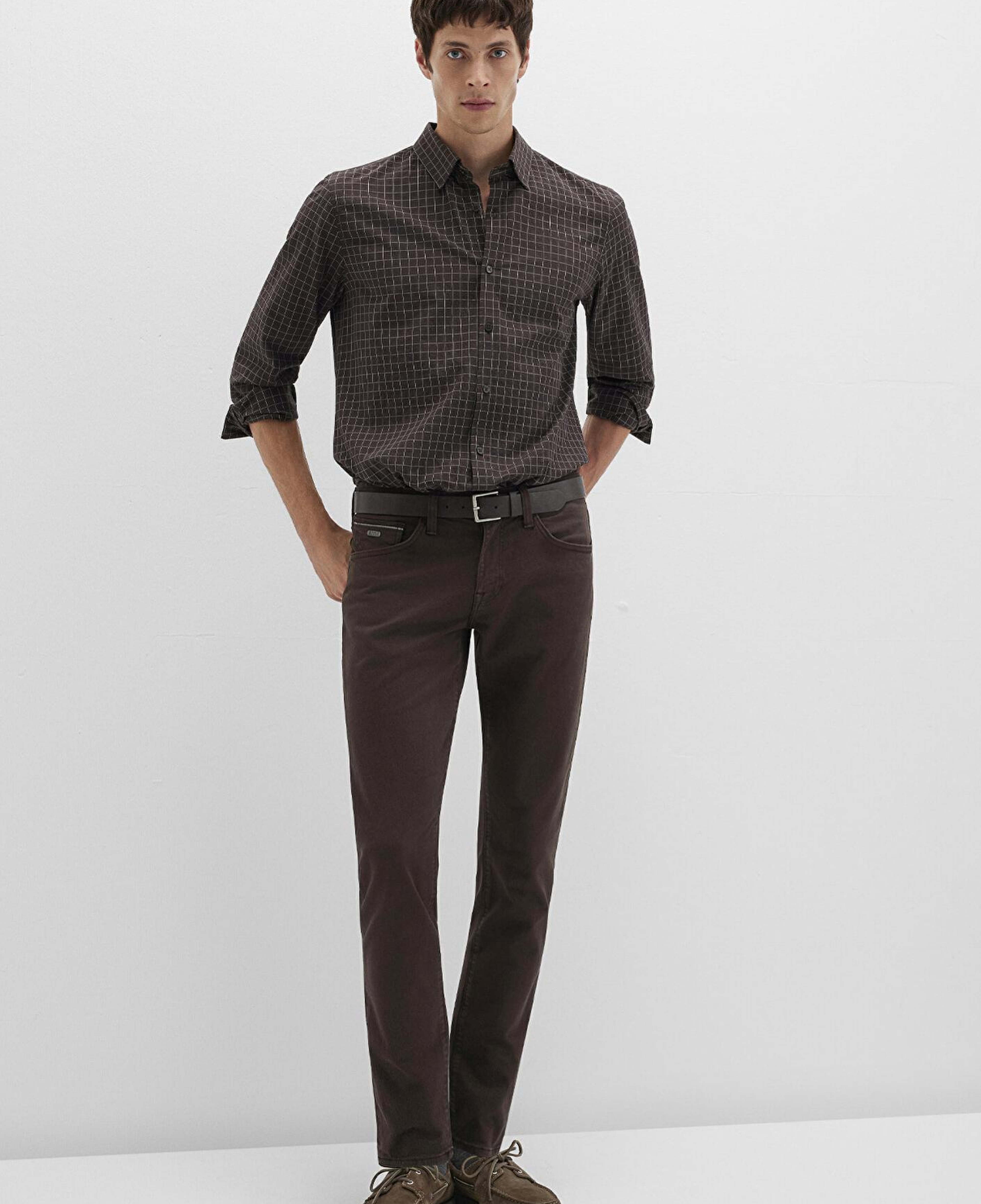Mavi Jake Mavi Black Koyu Kahverengi Gabardin Pantolon 0042290686