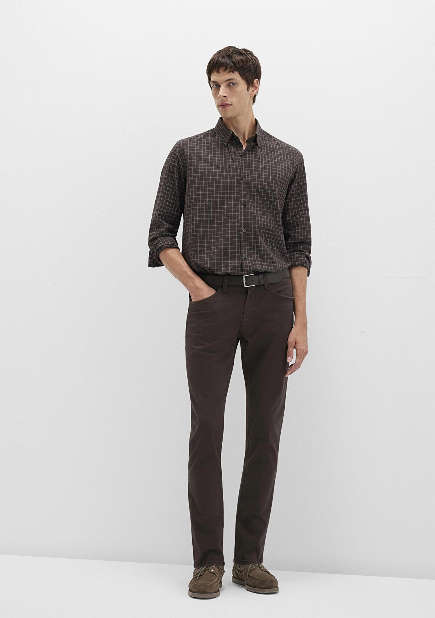 Mavi Jake Mavi Black Koyu Kahverengi Gabardin Pantolon 0042290686