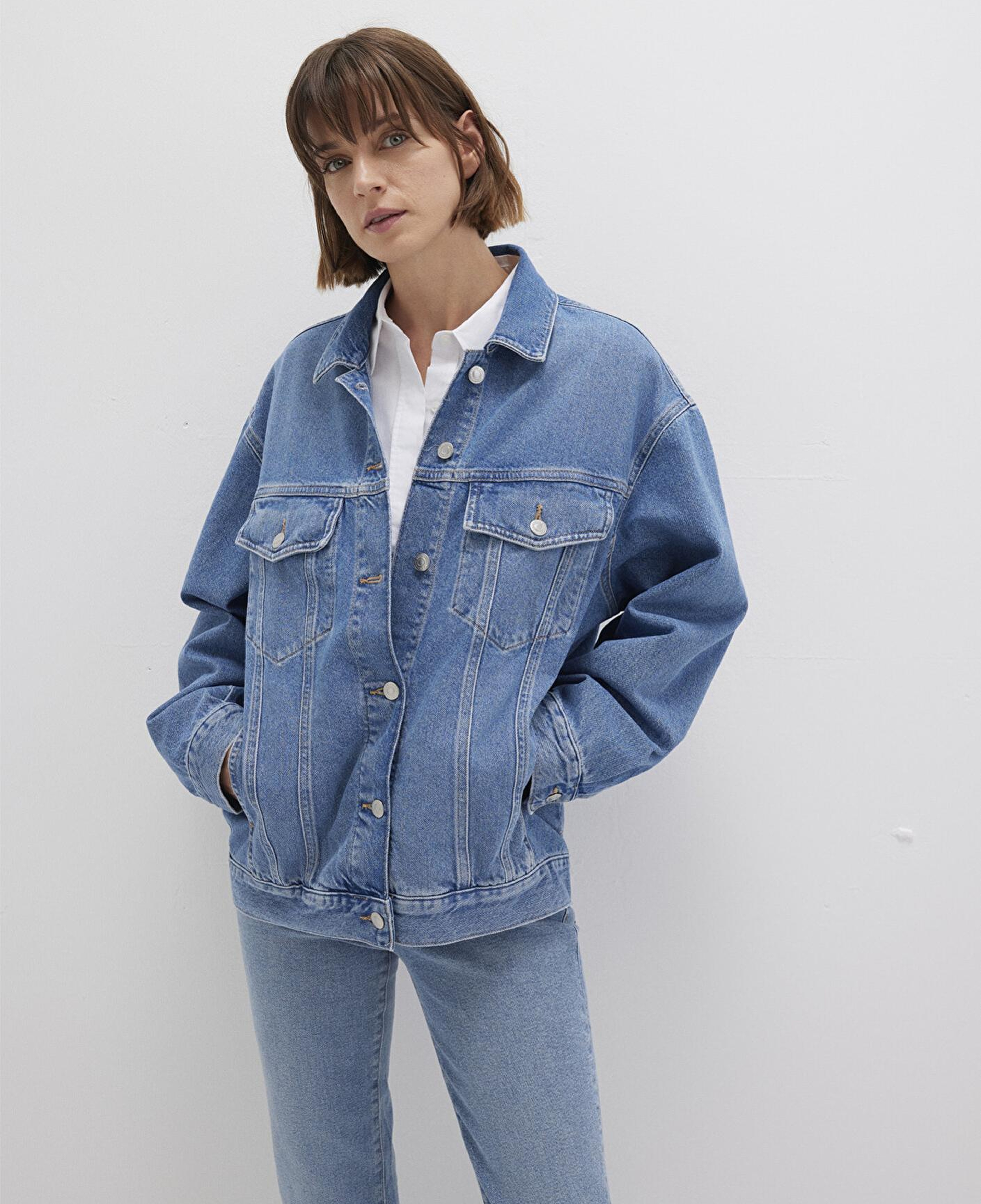 Mavi Luna 90lar Indigo Mavisi Jean Ceket 1110177-90545