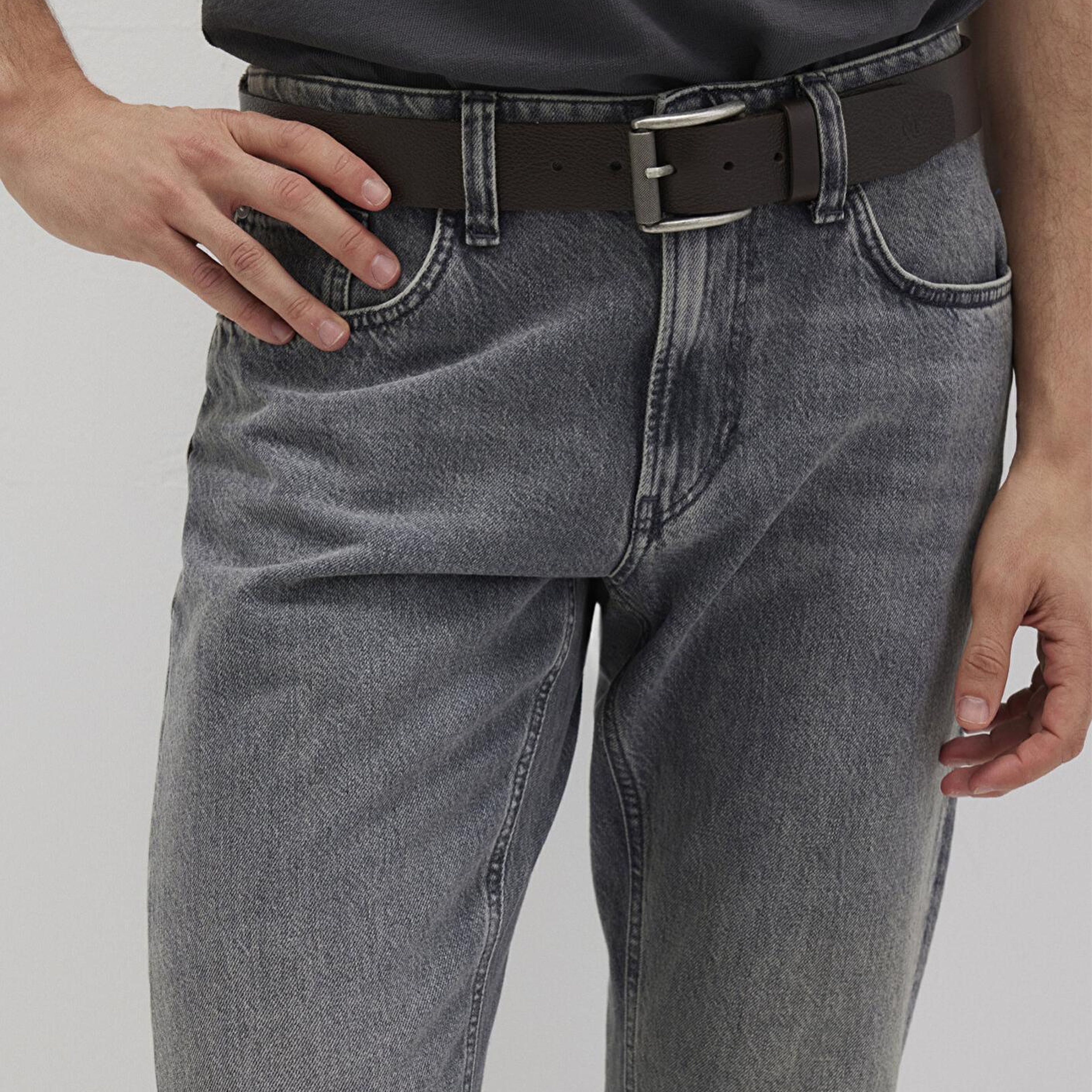 Mavi Kahverengi Deri Kemer 0910644-33382