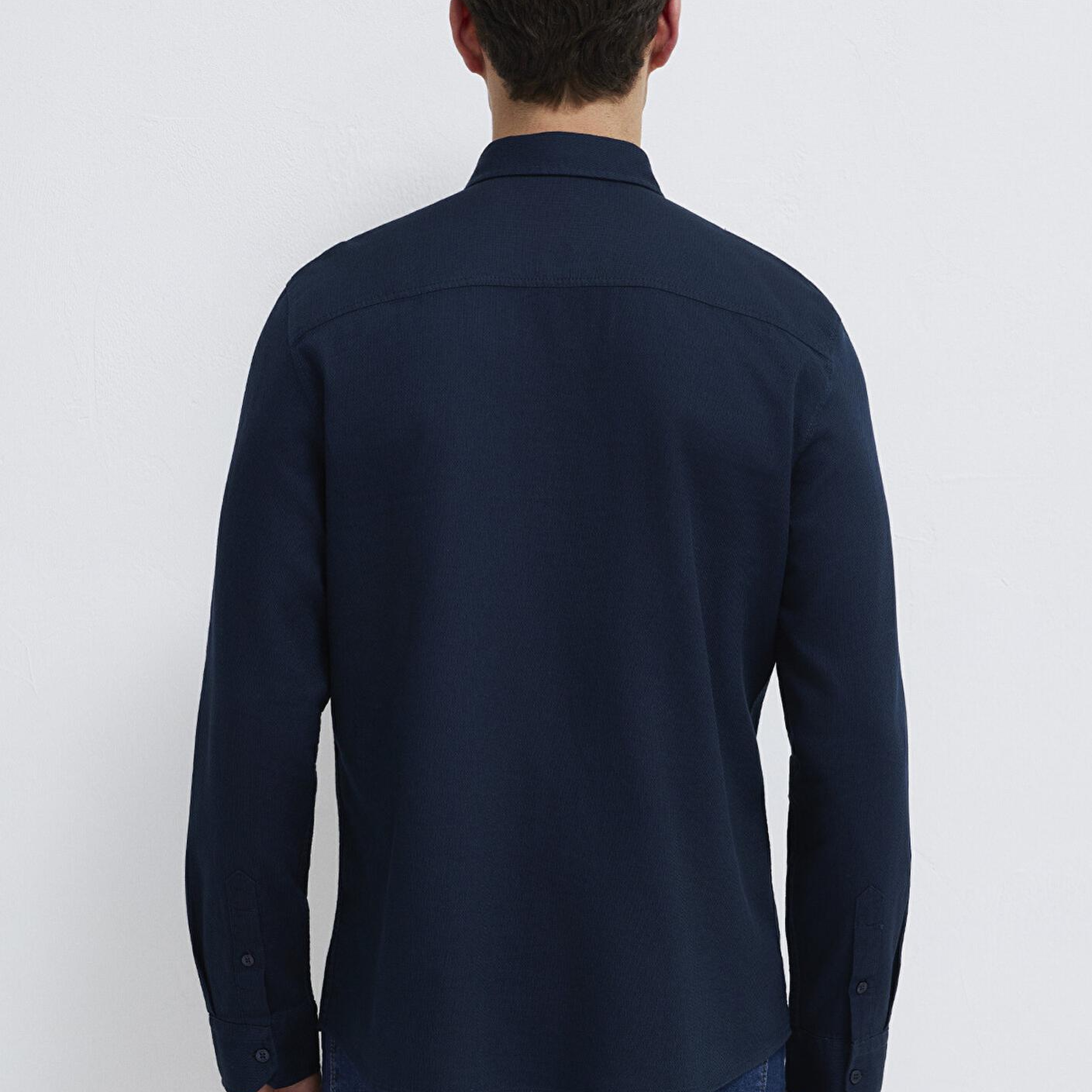 Mavi Lacivert Gömlek Slim Fit / Dar Kesim 0211656-80872