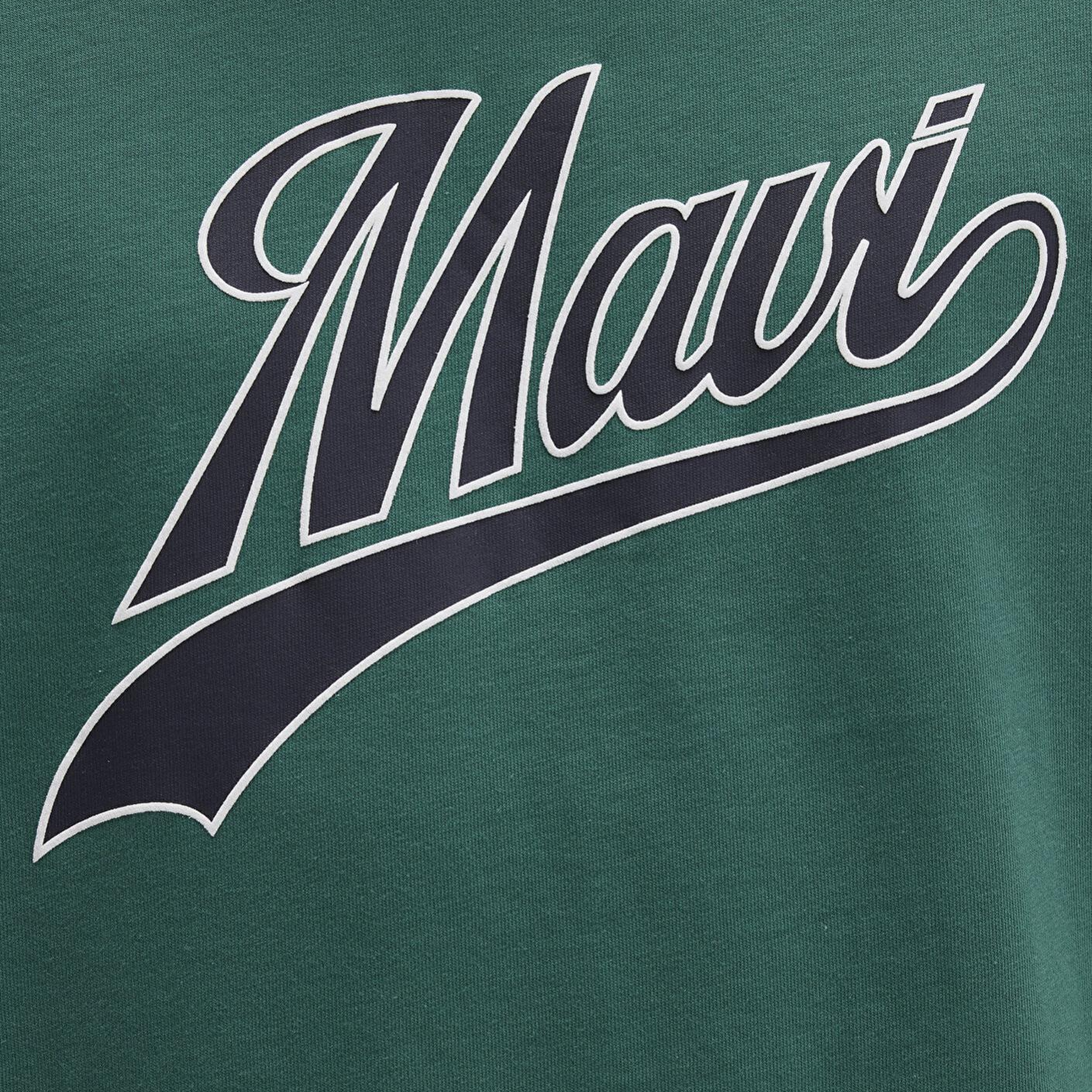 Mavi Mavi Logo Baskılı Yeşil Tişört Loose Fit / Bol Rahat Kesim 0613023-71874