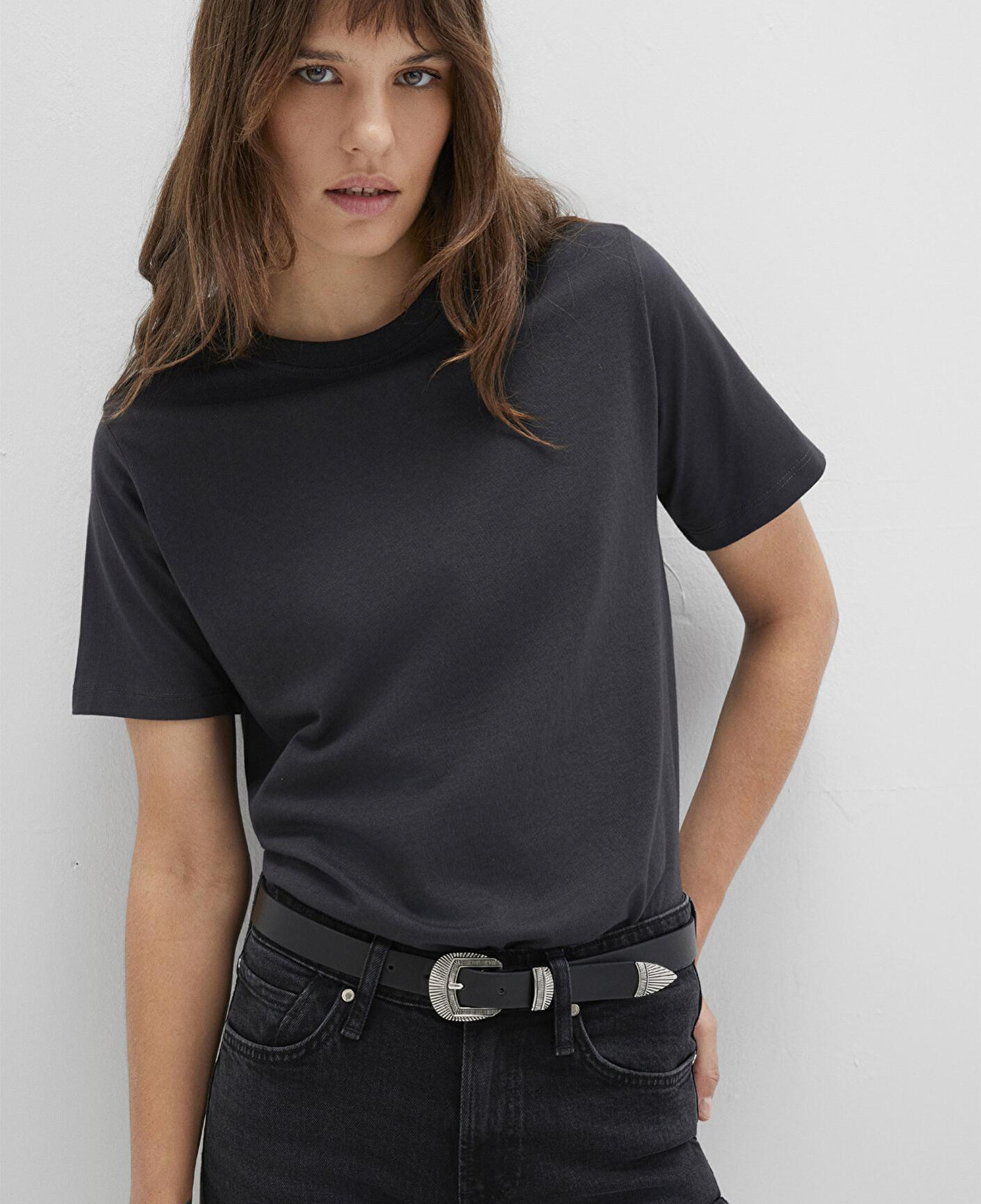 Mavi Siyah Suni Deri Kemer 1913652-900