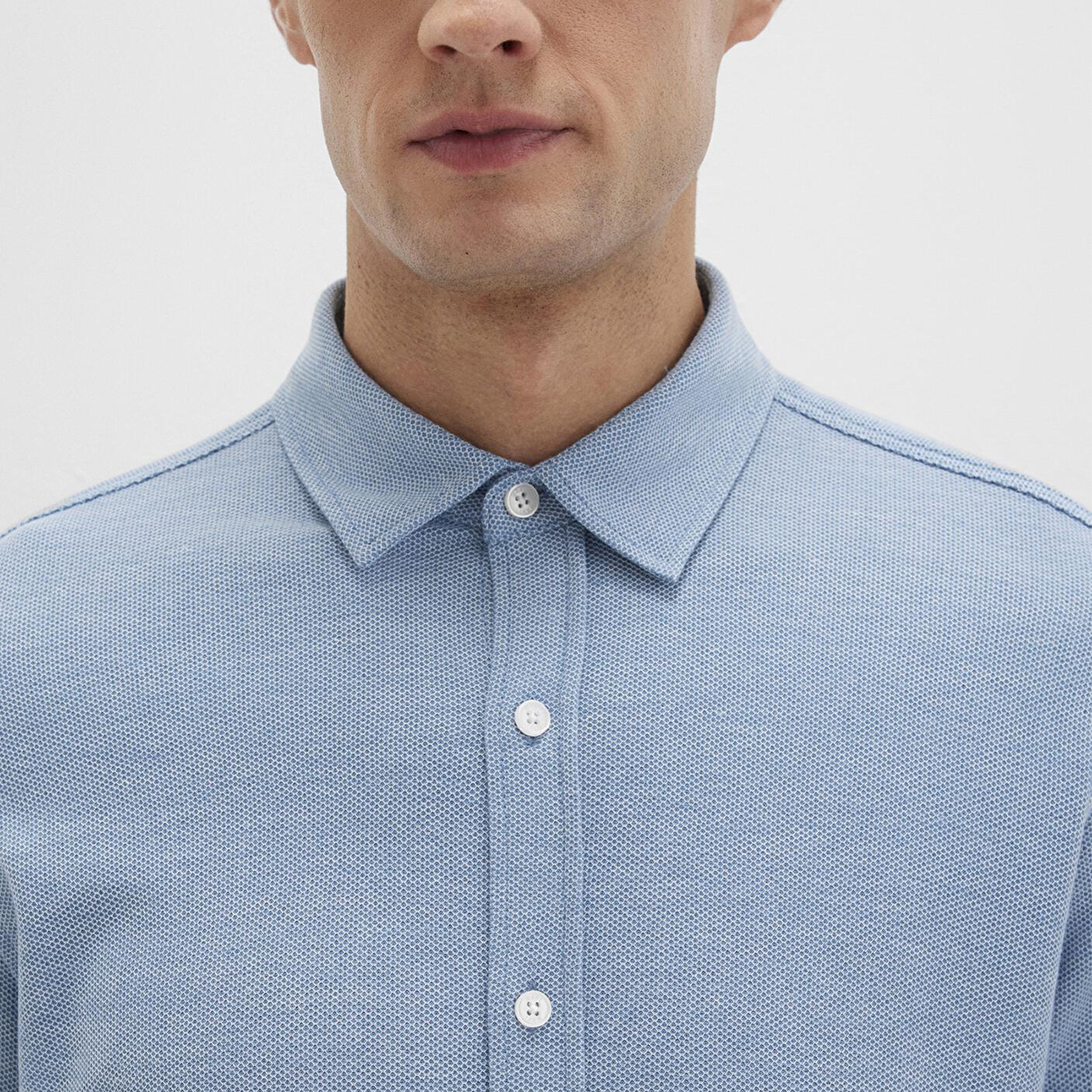 Mavi Mavi Örme Gömlek Slim Fit / Dar Kesim 0211513-80896