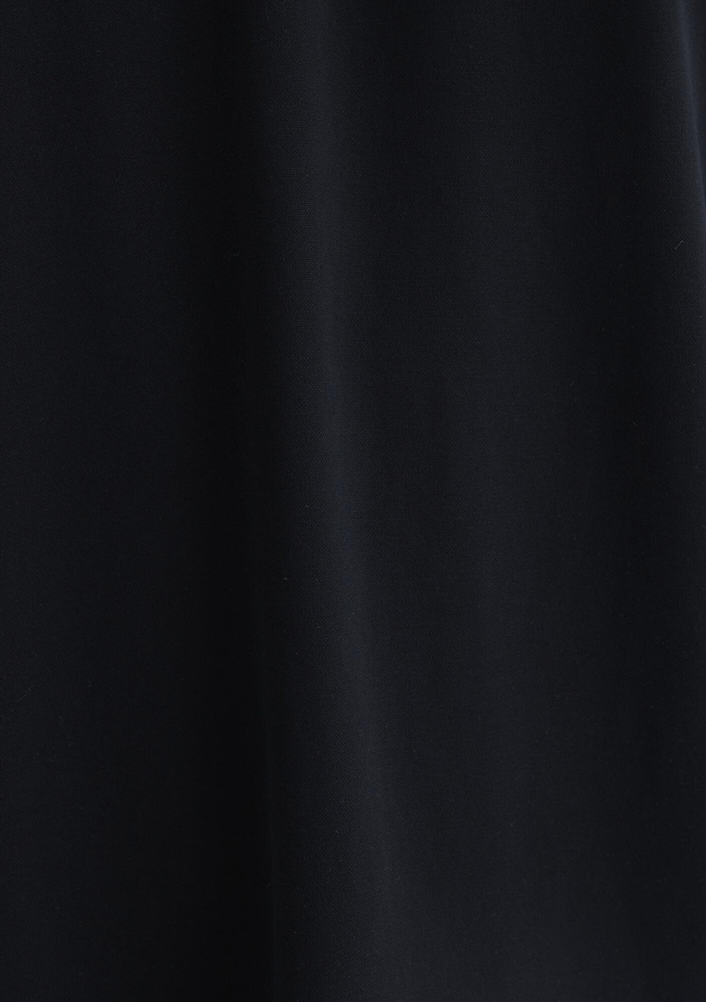 Mavi Yarı Fermuarlı Siyah (TENCEL™) Polo Tişört Regular Fit / Normal Kesim 0613007-900