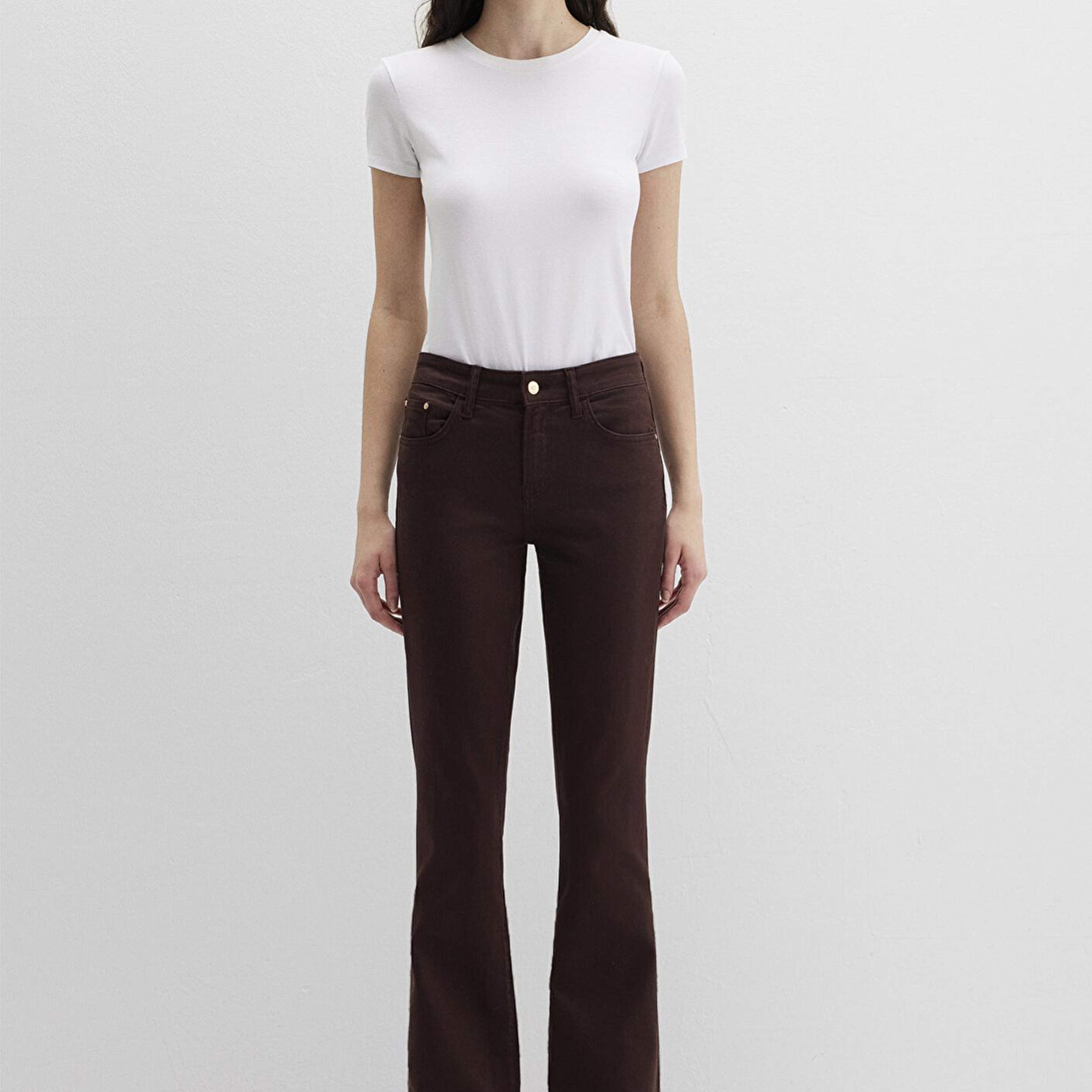 Mavi Molly Kahverengi Gabardin Pantolon 1013691199