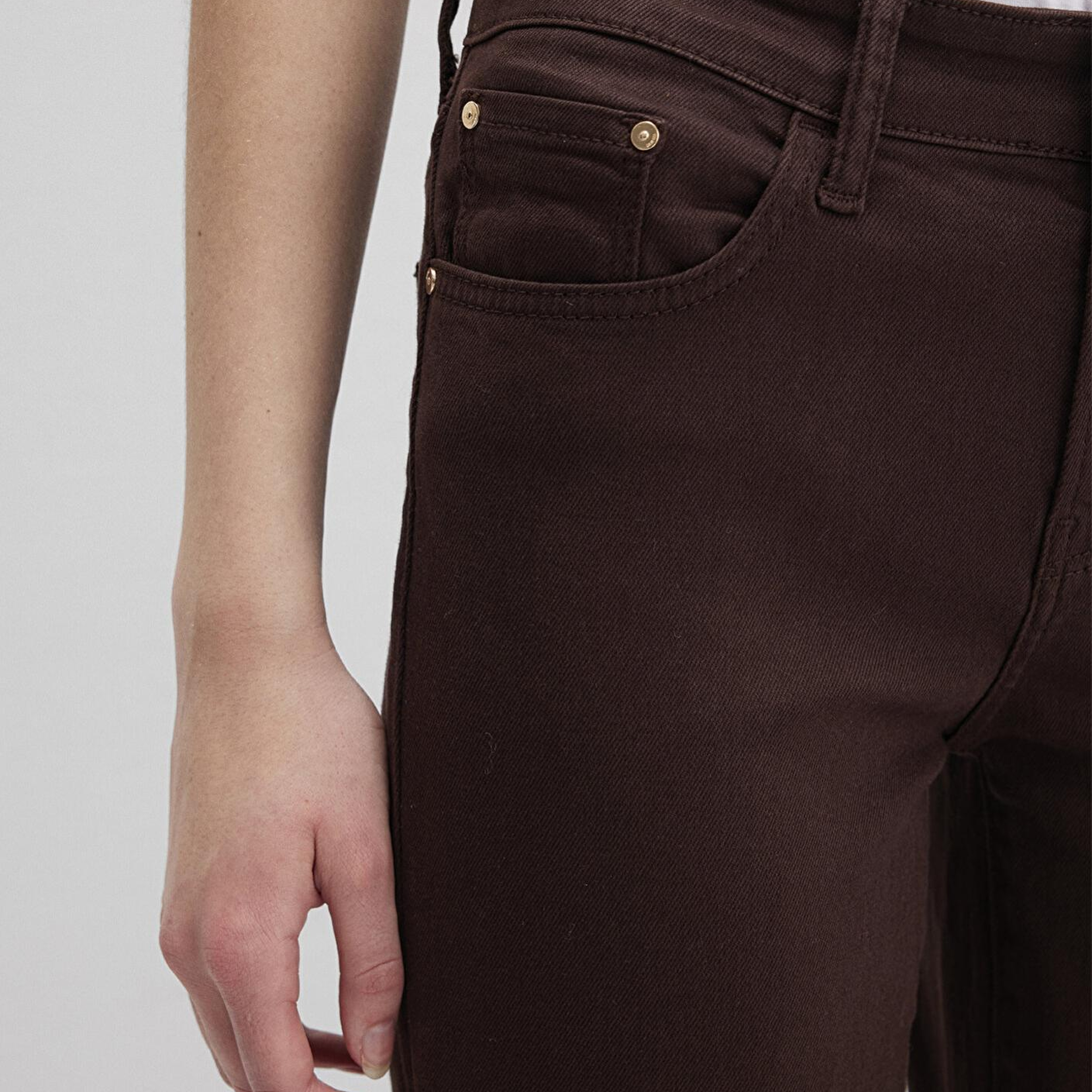 Mavi Molly Kahverengi Gabardin Pantolon 1013691199