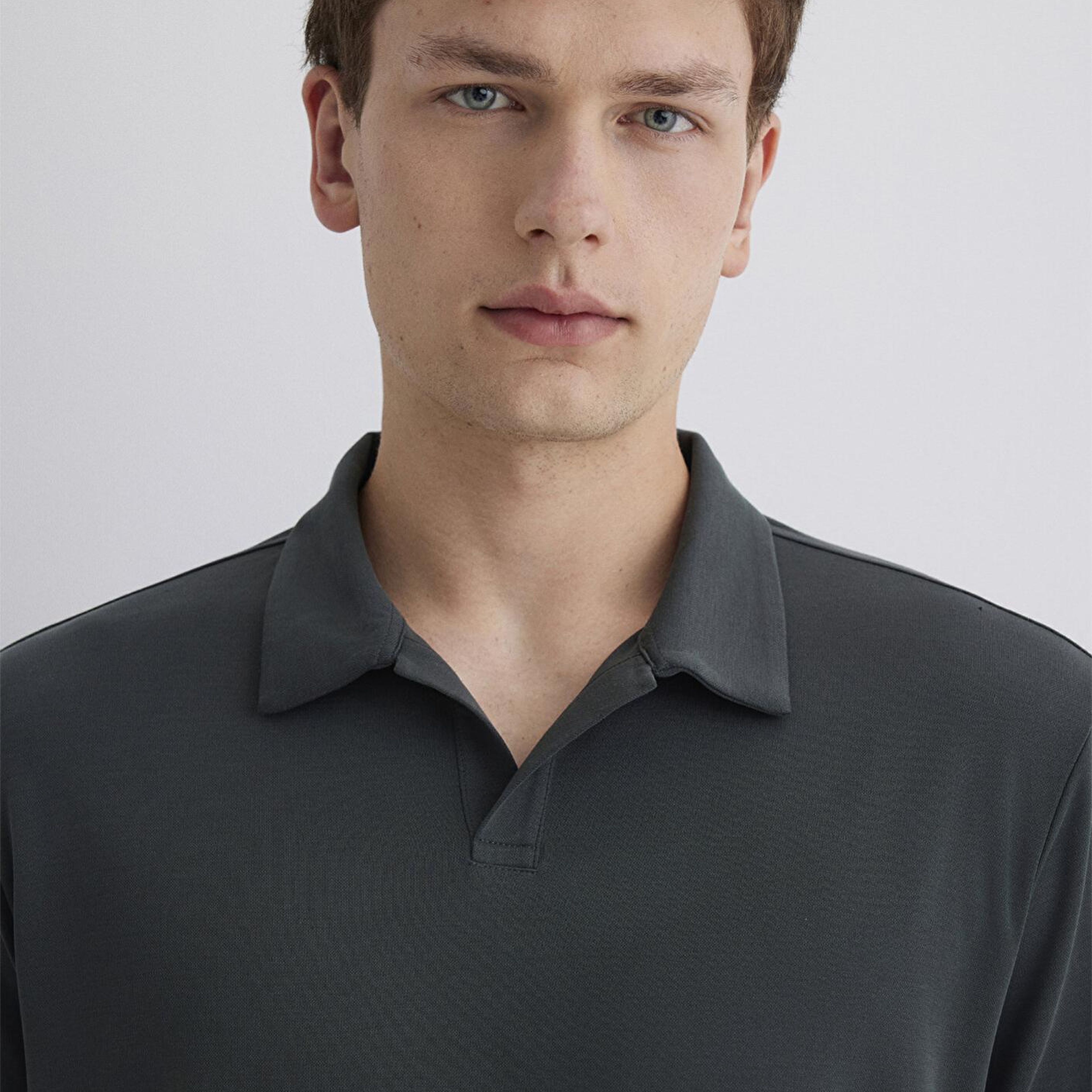 Mavi Yeşil (TENCEL™) Polo Tişört Regular Fit / Normal Kesim 0613008-85370