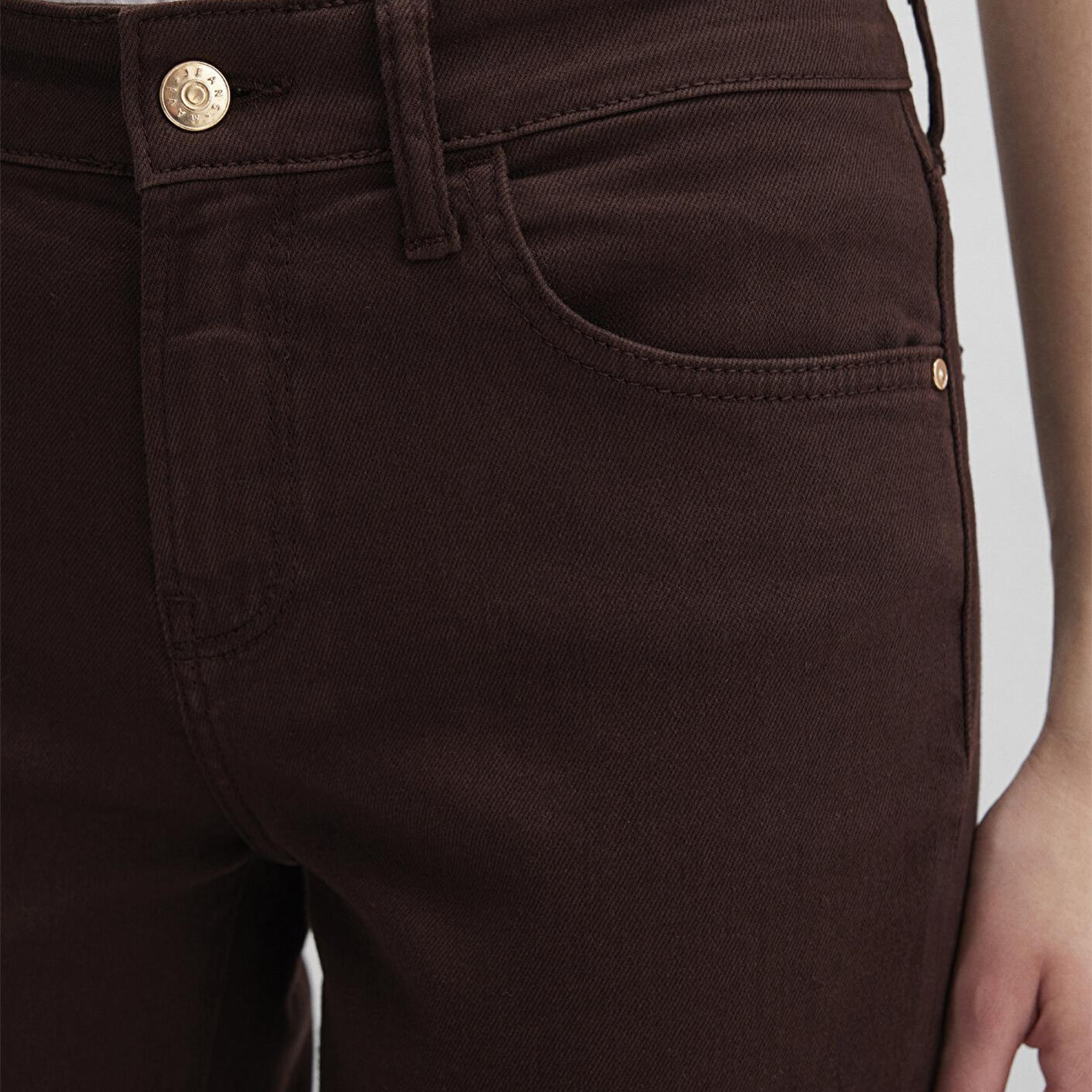 Mavi Molly Kahverengi Gabardin Pantolon 1013691199