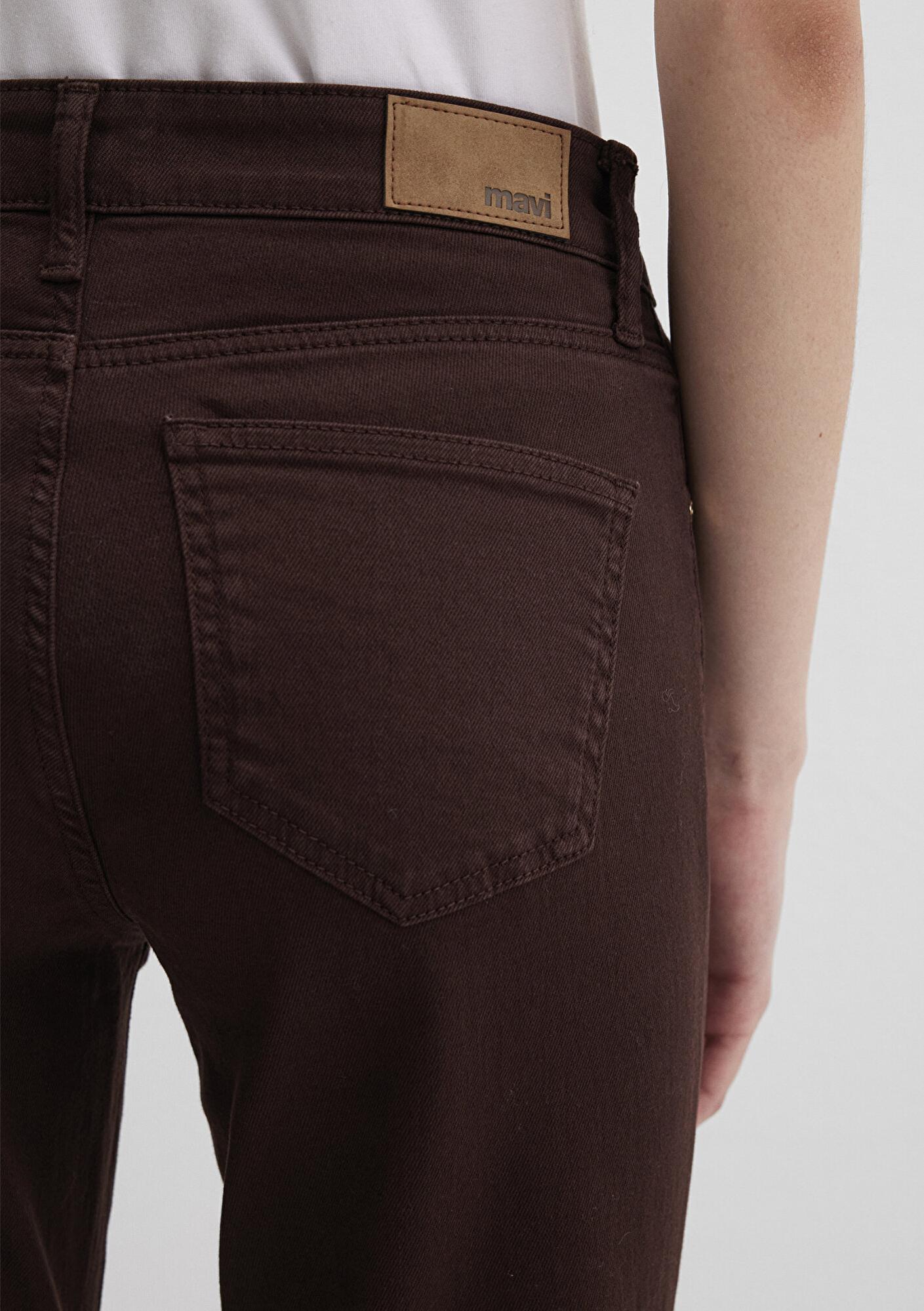 Mavi Molly Kahverengi Gabardin Pantolon 1013691199