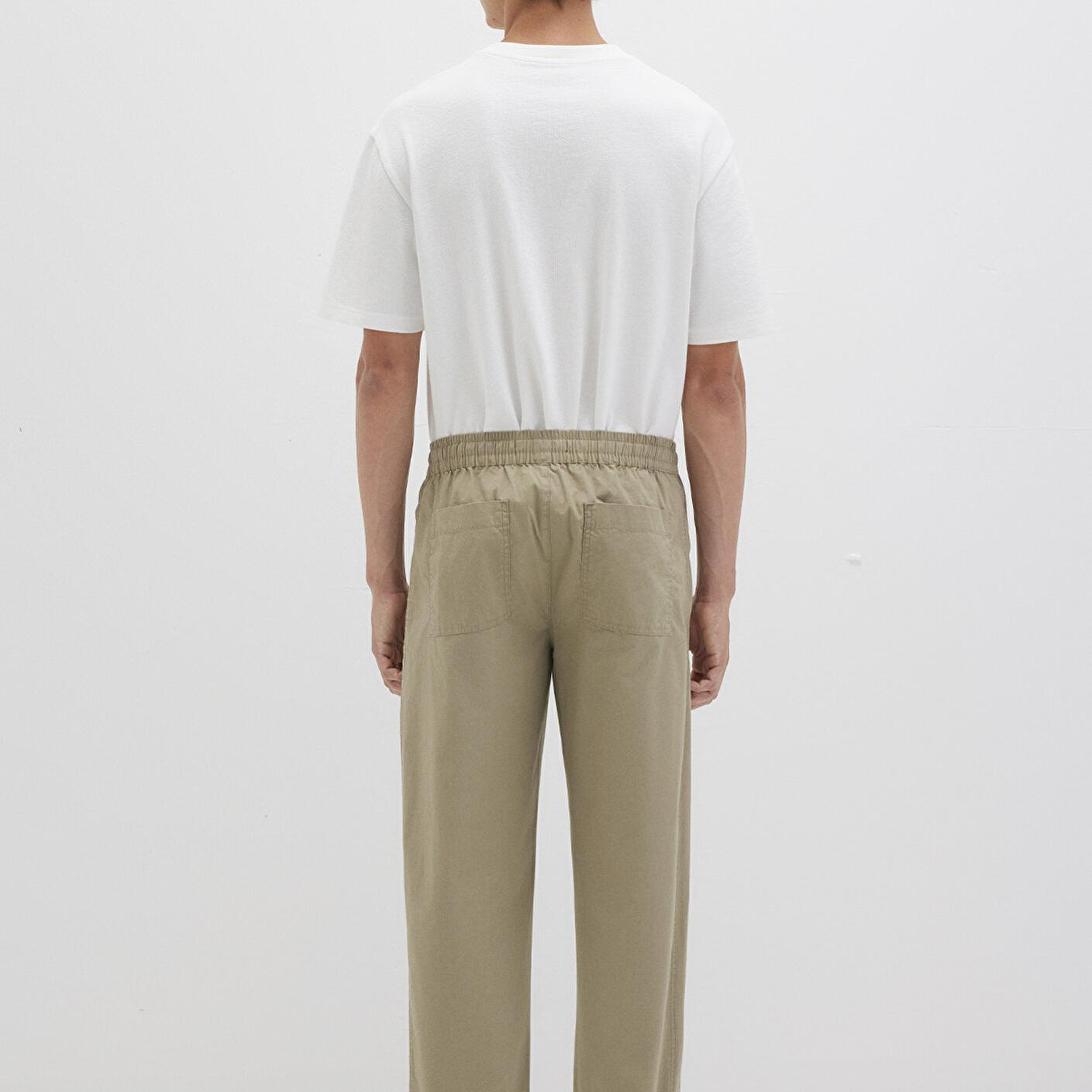 Mavi Dikiş Detaylı Bej Pantolon 0010477-86749