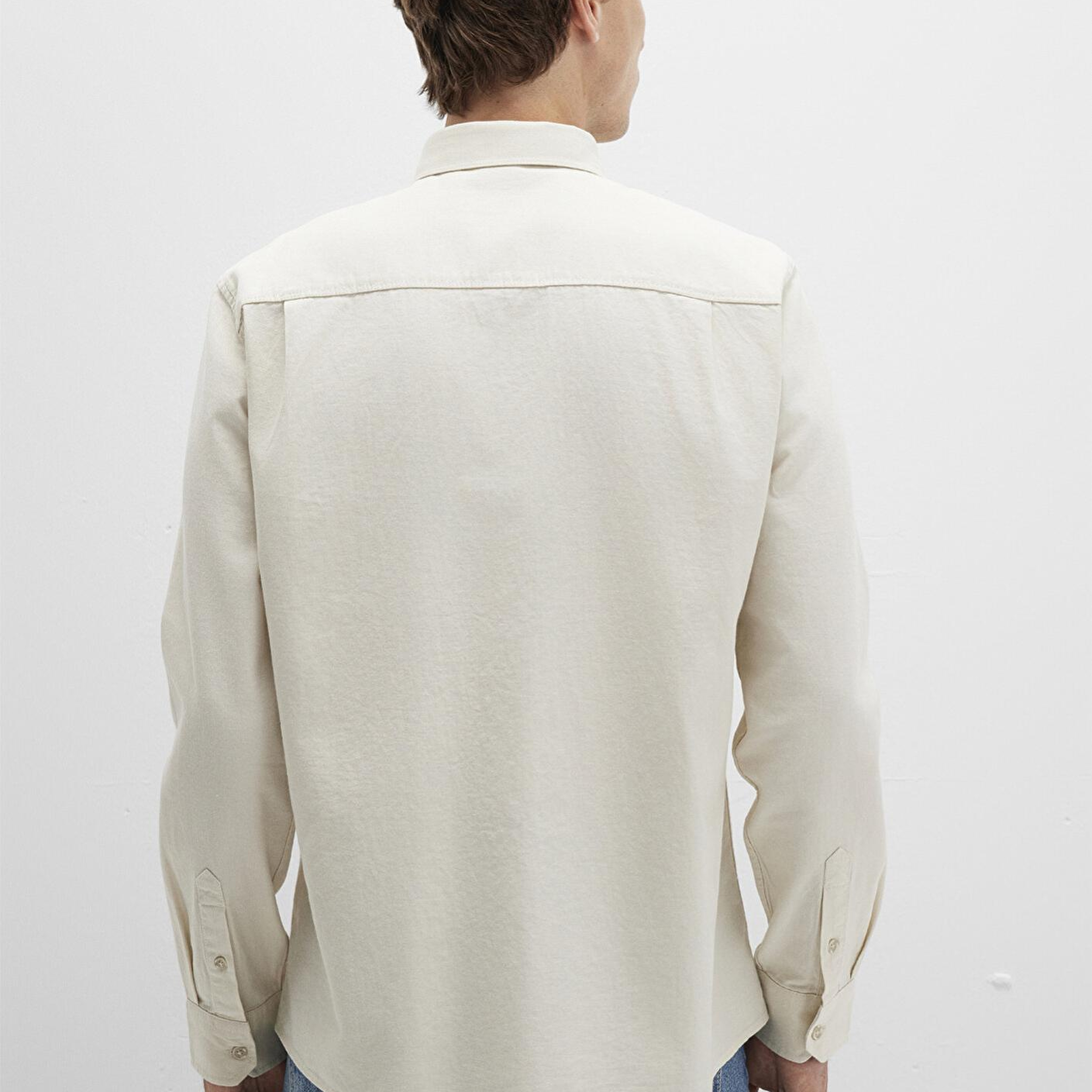 Mavi Bej Cepli Gömlek Regular Fit / Normal Kesim 0211658-70134