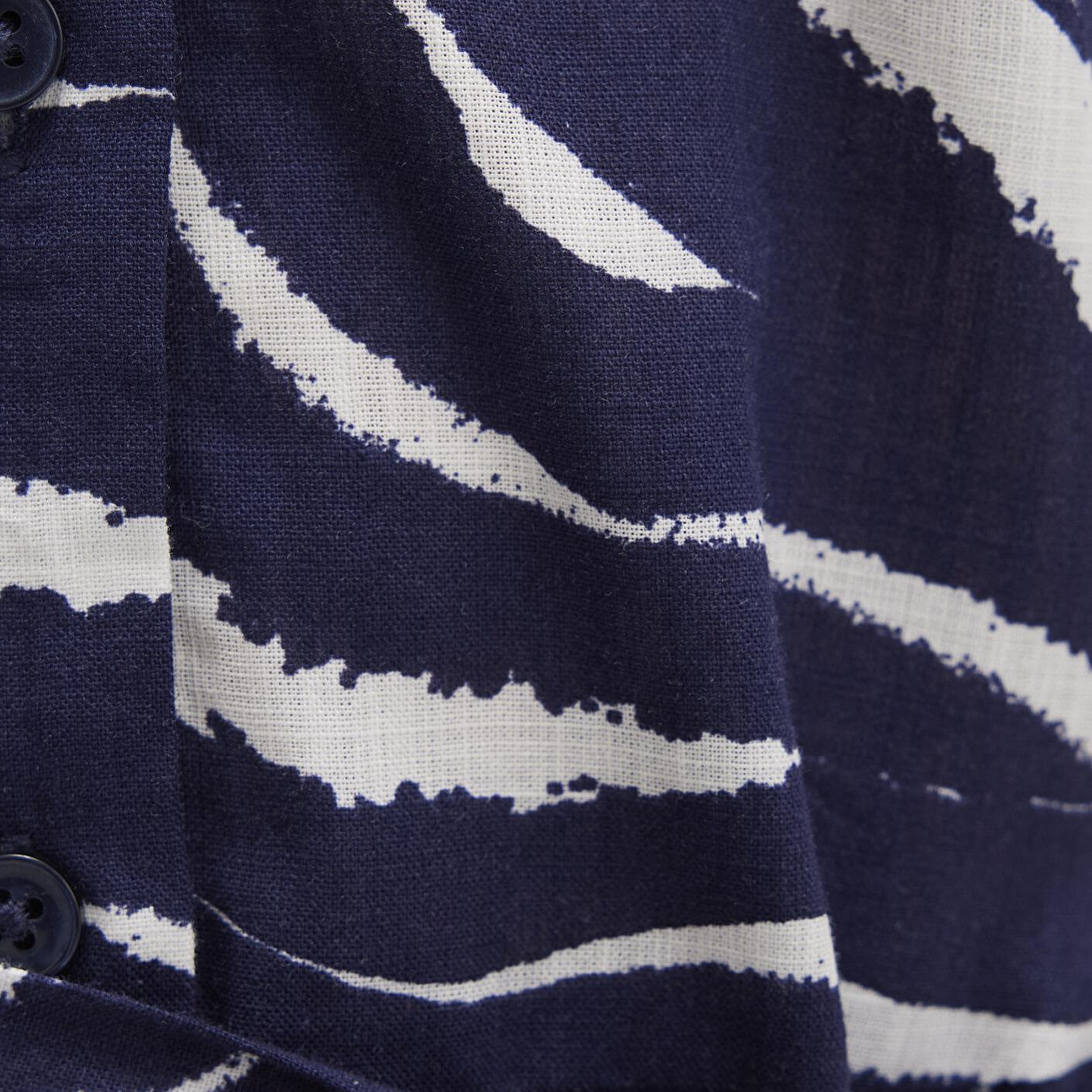 Mavi Baskılı Lacivert Uzun Elbise 1310766-91090