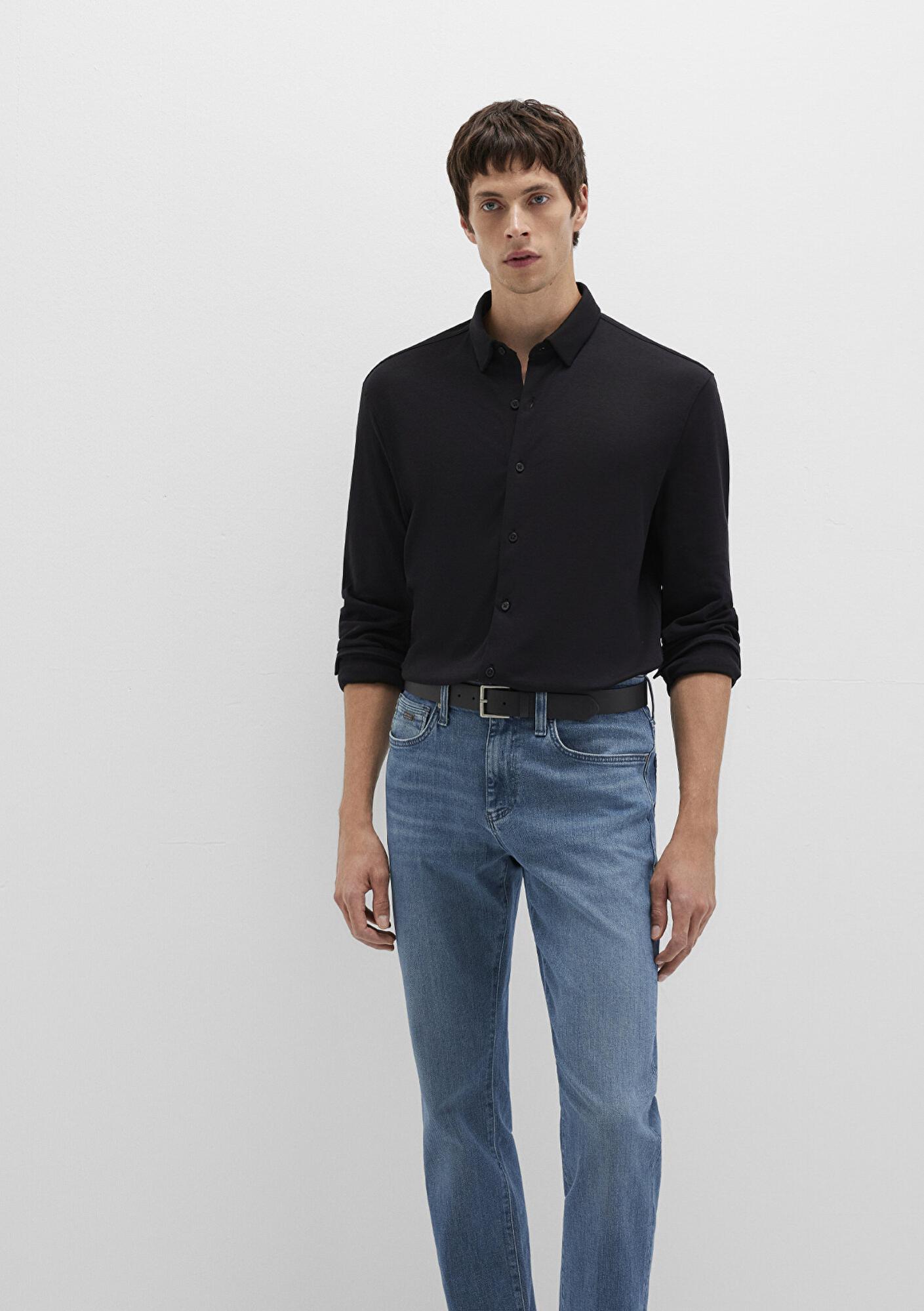 Mavi Mavi Black Siyah Gömlek Slim Fit / Dar Kesim 0211758-900