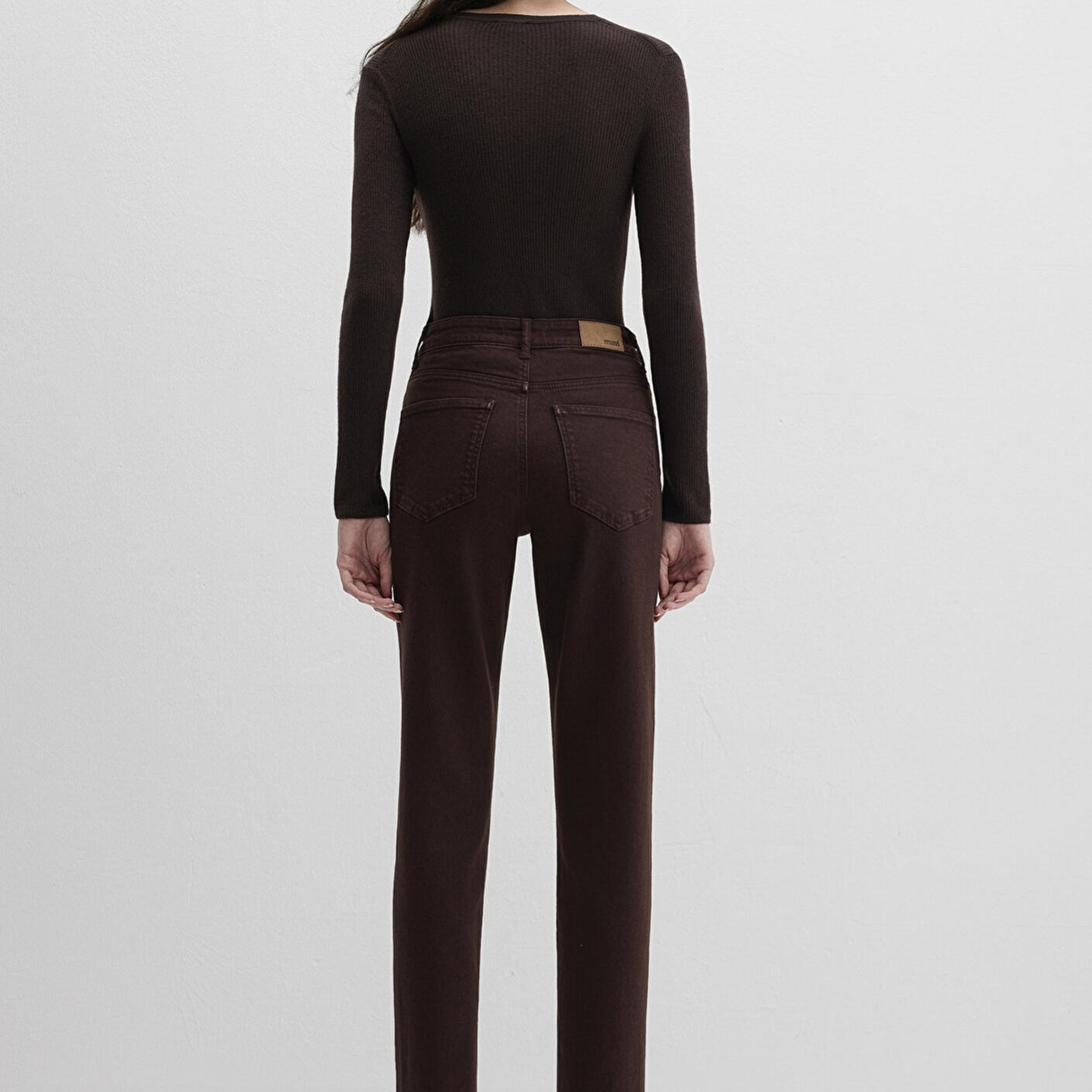 Mavi New York Kahverengi Gabardin Pantolon 101441-91340