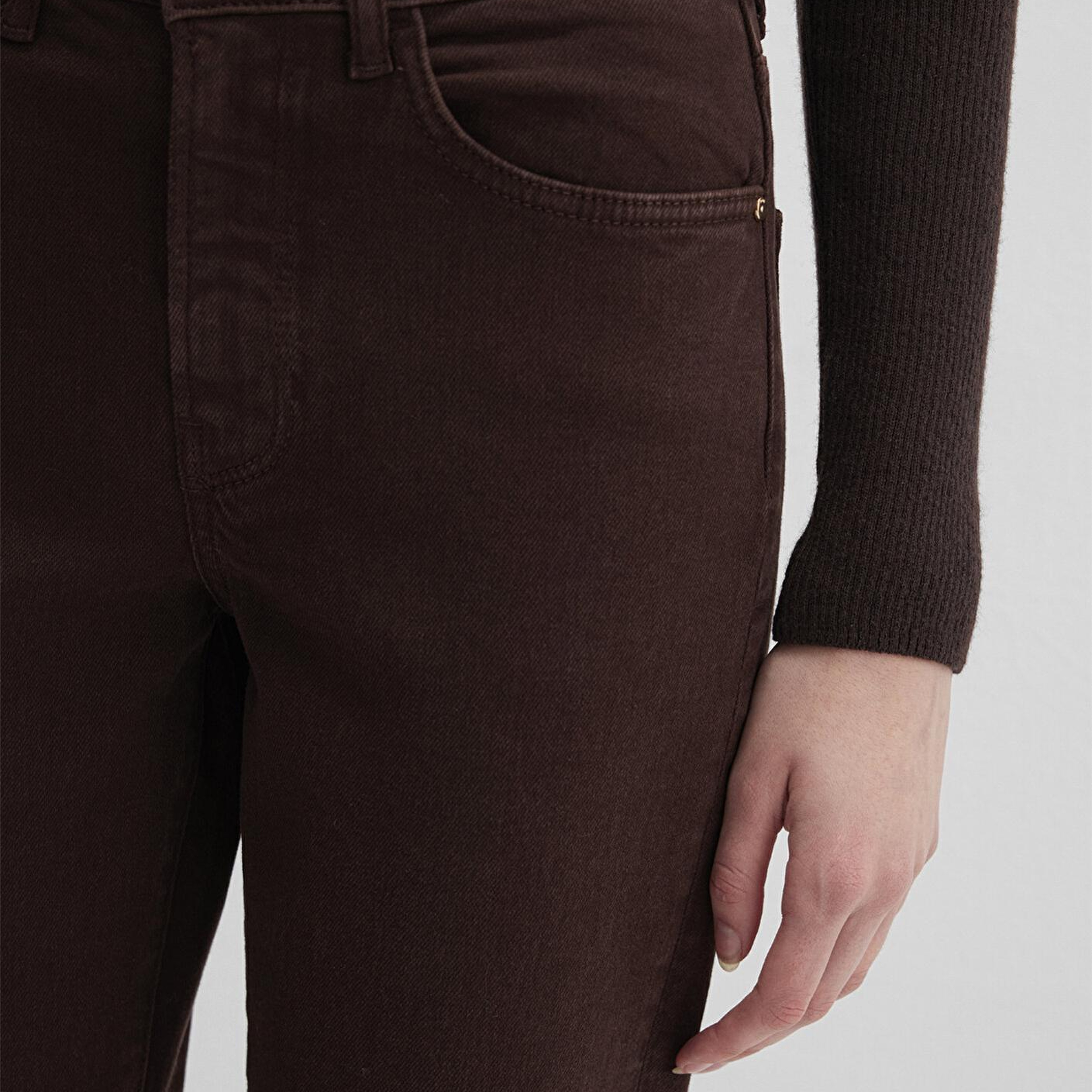 Mavi New York Kahverengi Gabardin Pantolon 101441-91340