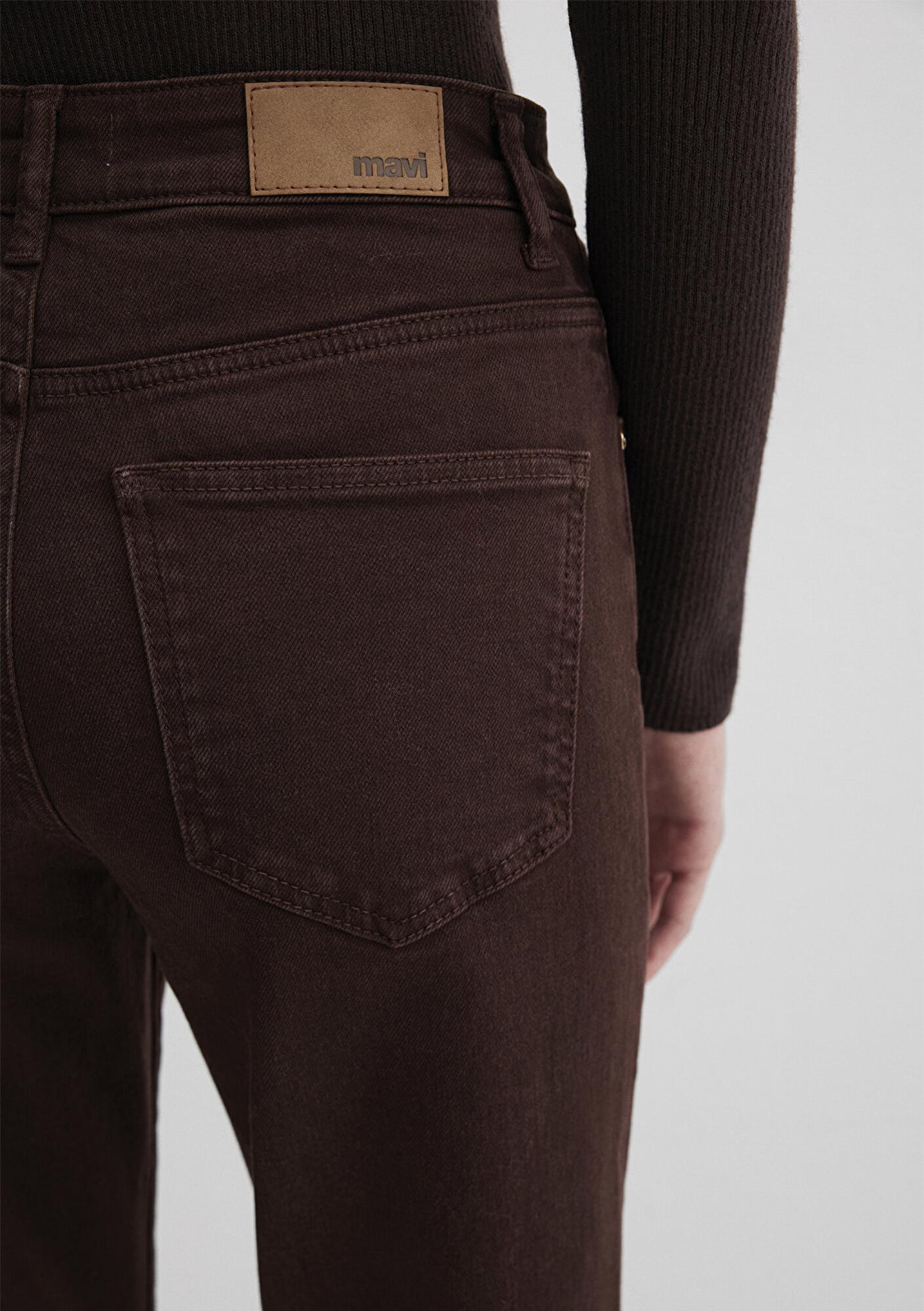 Mavi New York Kahverengi Gabardin Pantolon 101441-91340