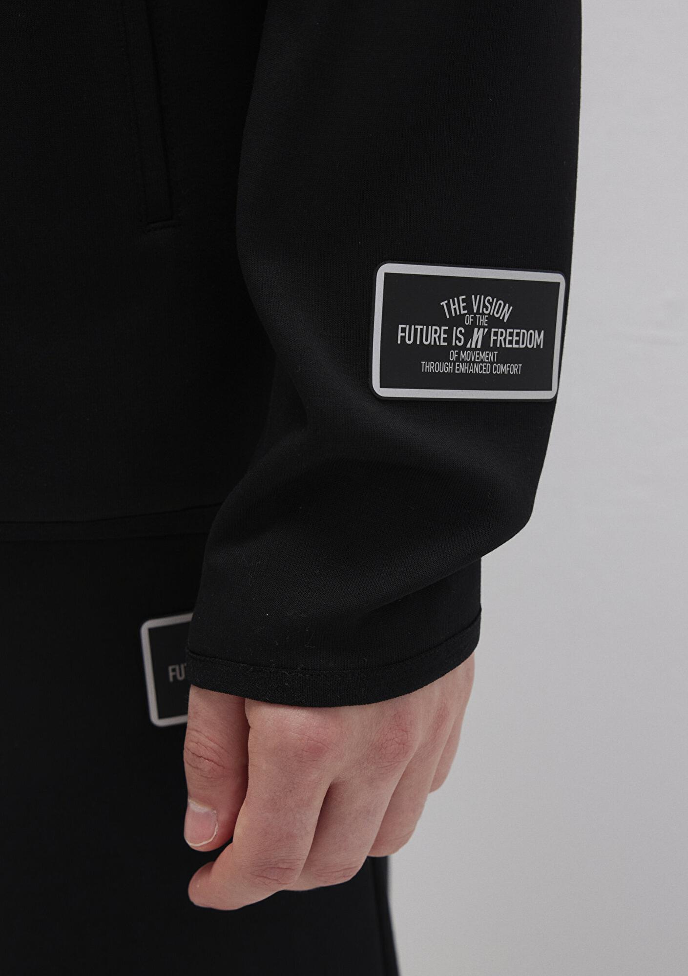 Mavi Siyah Polo İnterlok Sweatshirt 0S10514-900