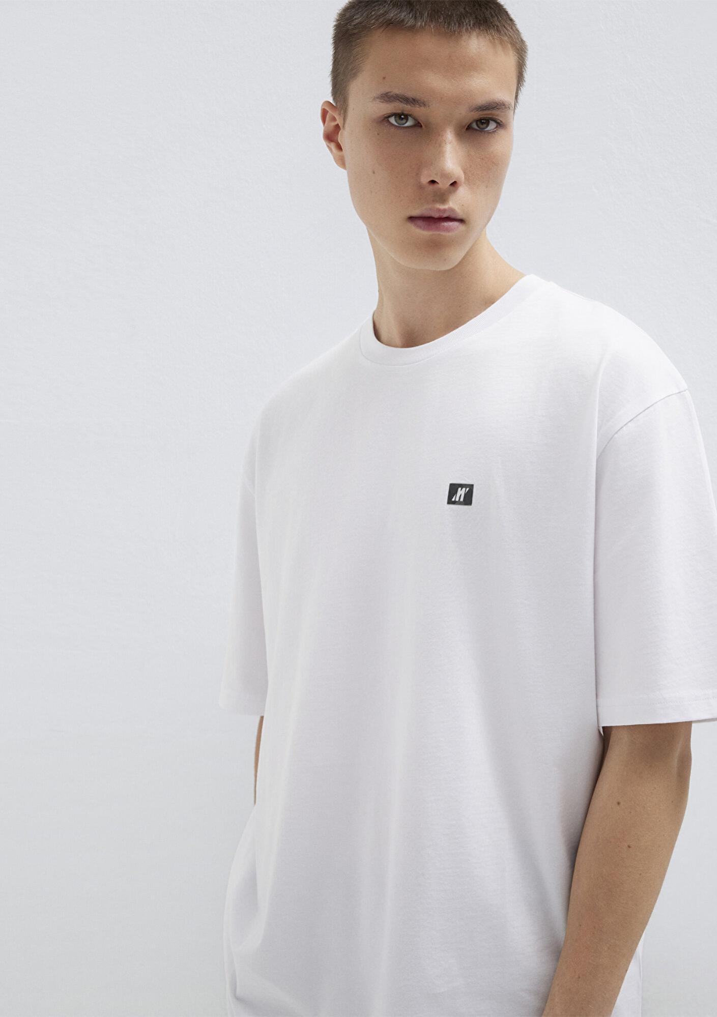 Mavi Mavi Pro Beyaz Basic Tişört Relaxed Fit / Rahat Kesim 0613090-620