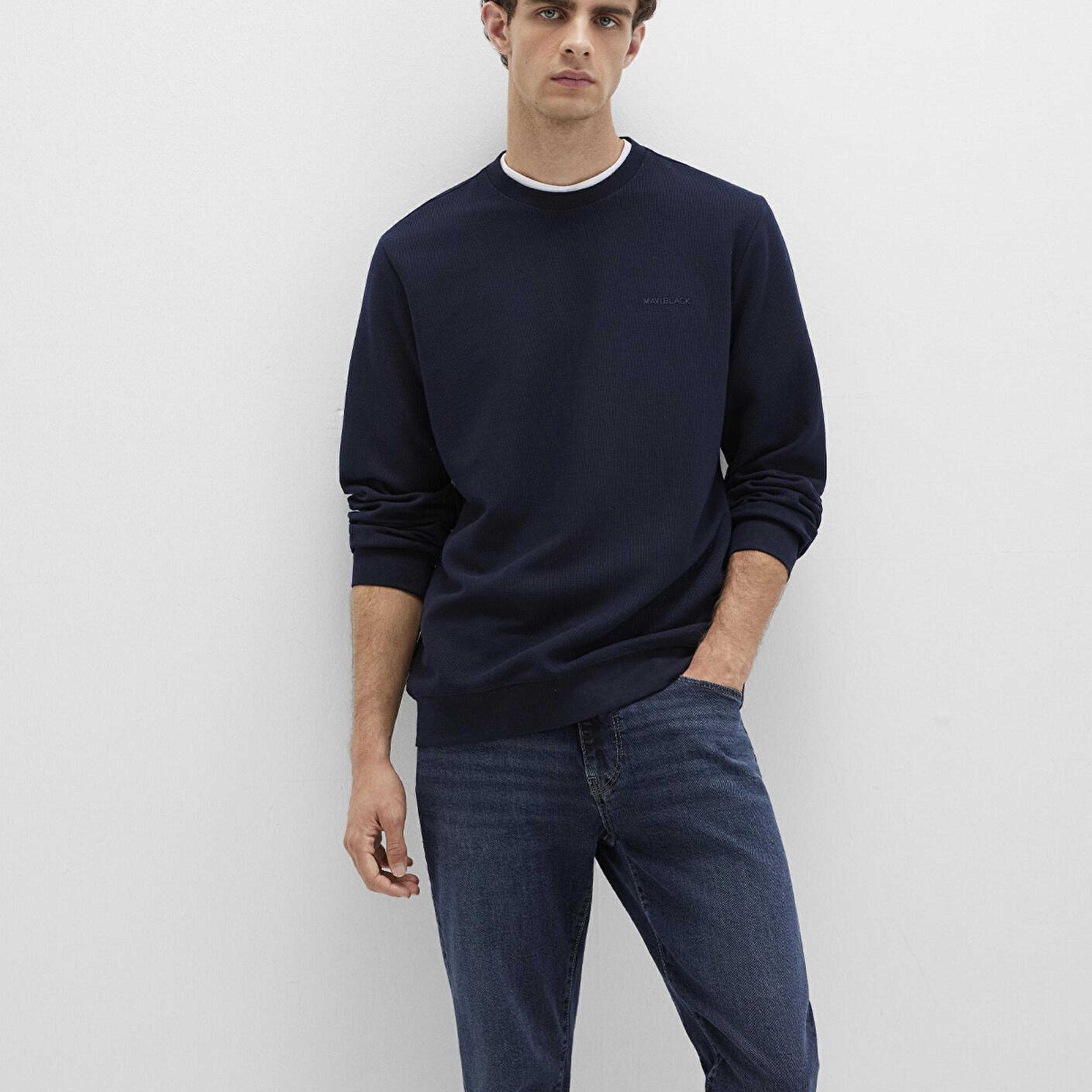 Mavi Mavi Black Lacivert Sweatshirt 0S10480-80872