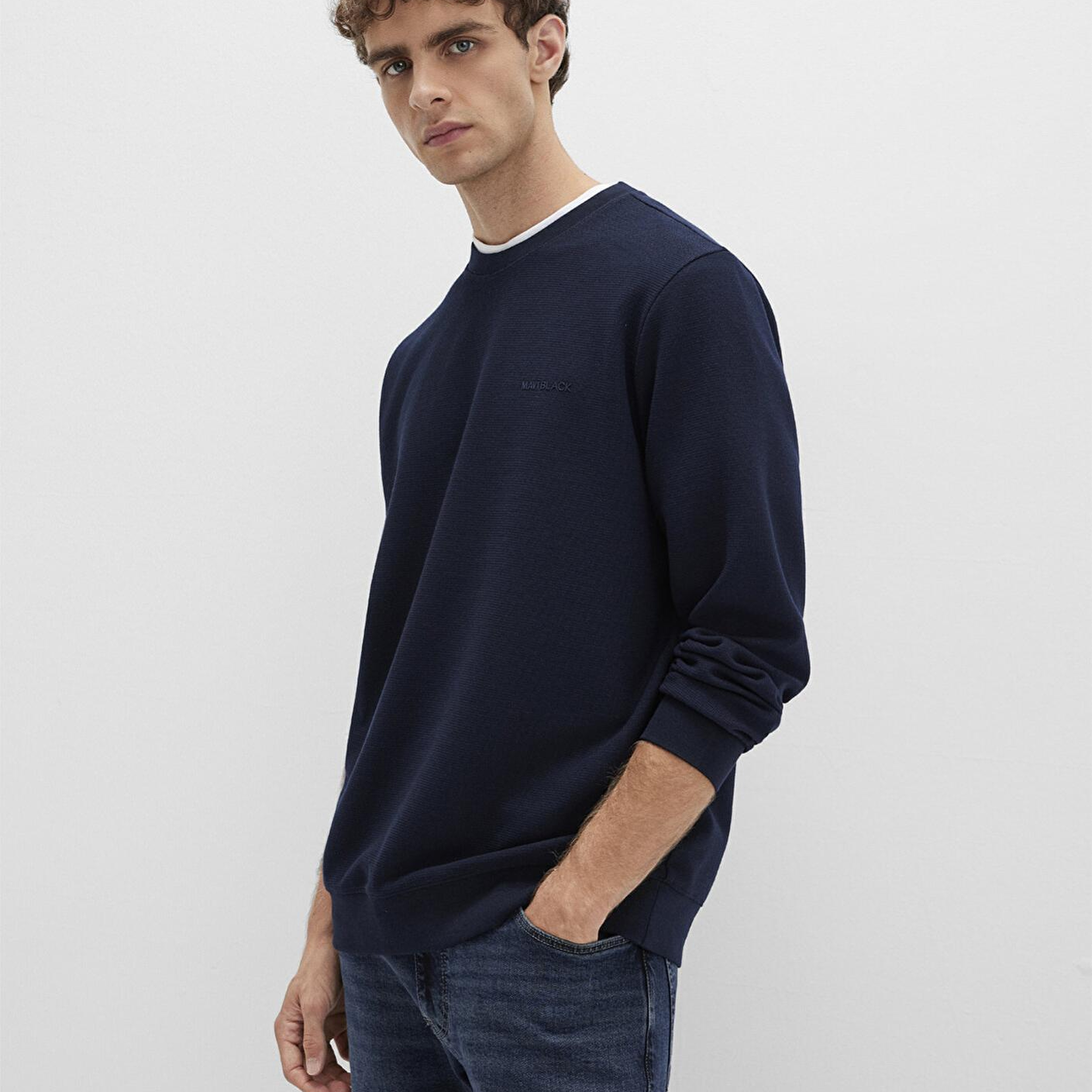 Mavi Mavi Black Lacivert Sweatshirt 0S10480-80872